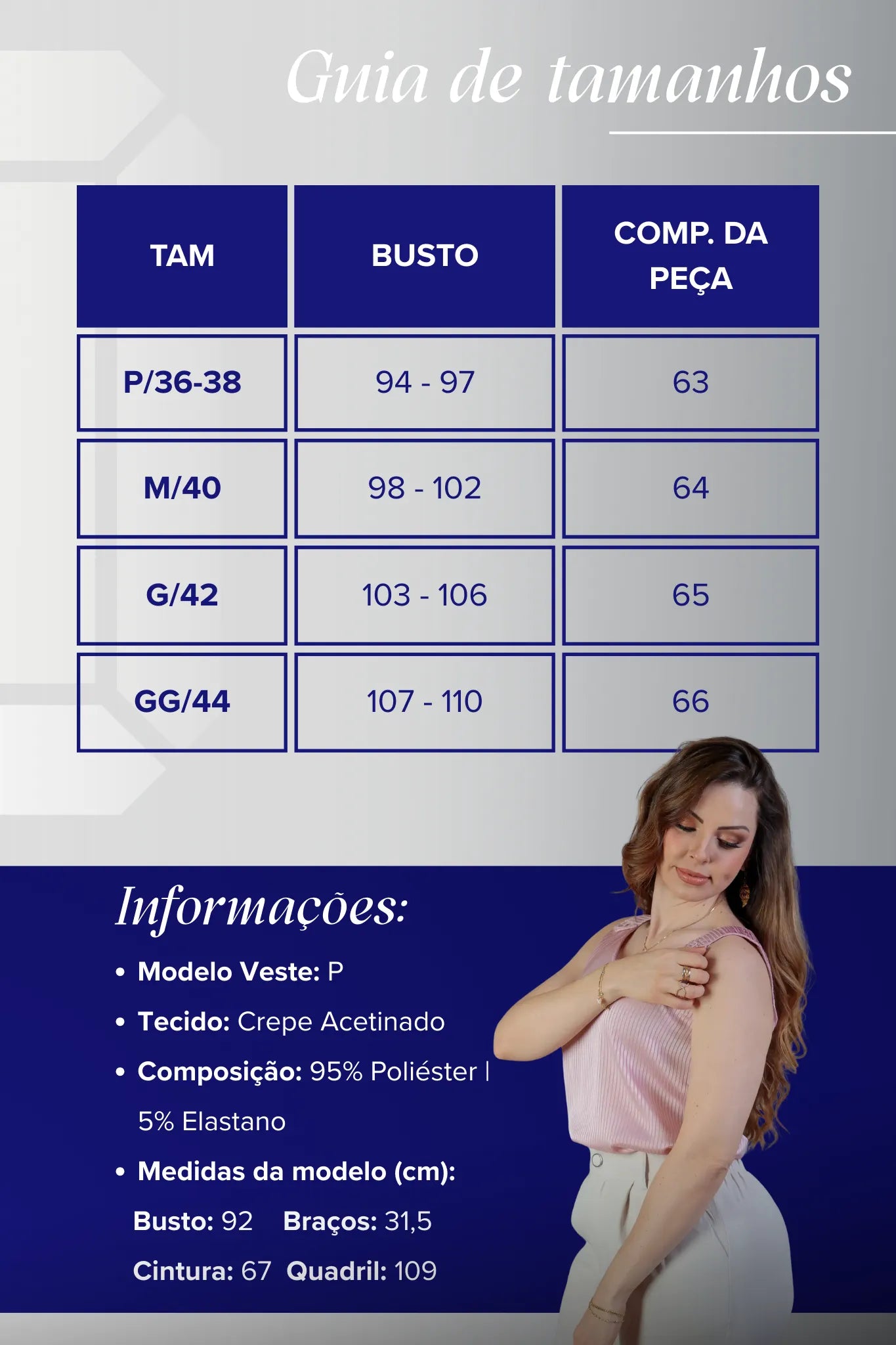 Blusa Regata Detalhe Alça Botão Crepe Acetinado Jade Rosa