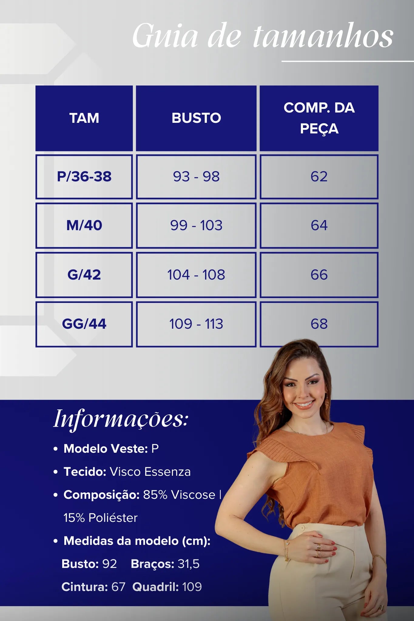 Blusa Regata Detalhe Babado Maísa Visco Essenza Marrom