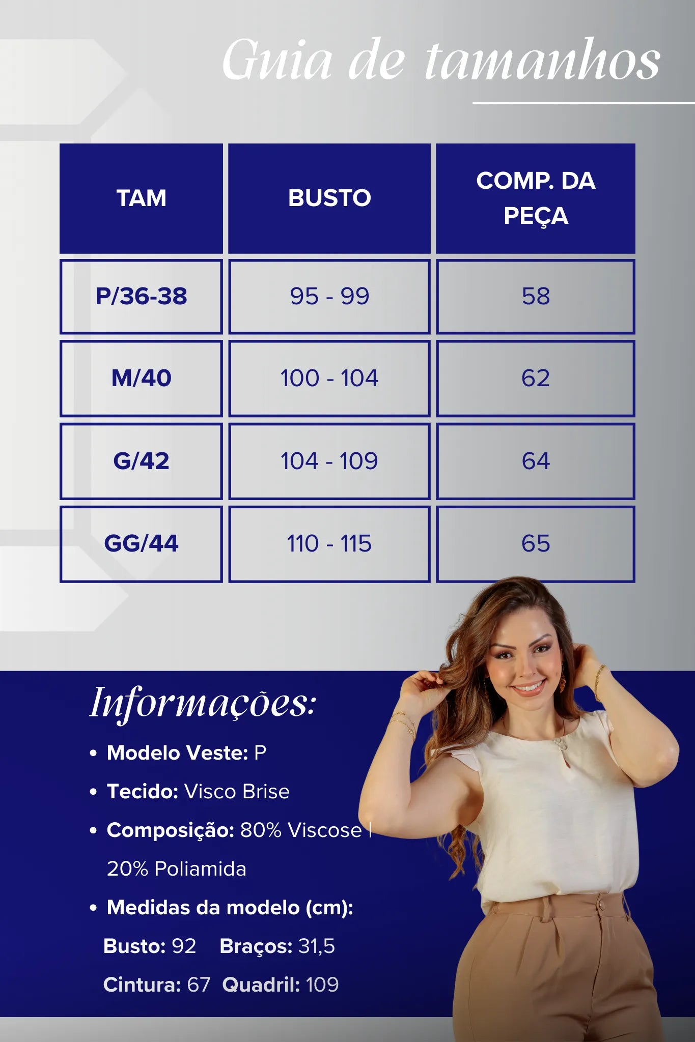 Blusa Babados Manga Detalhe Botão Visco Brise Yara Creme