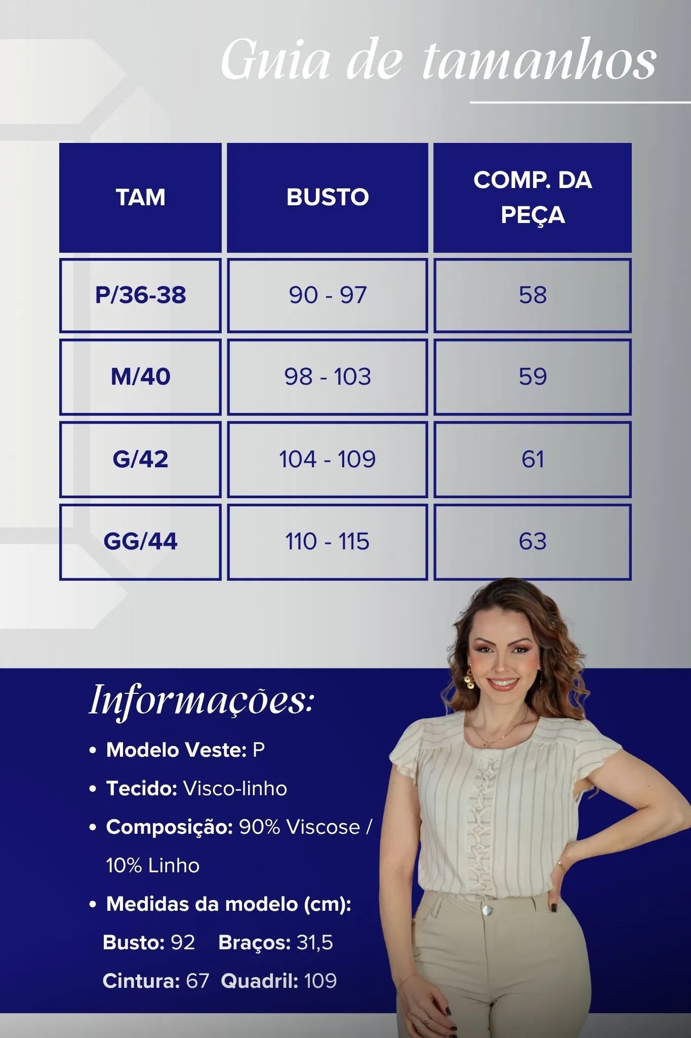 Blusa Babados Manga Detalhe Trançado Em Visco-linho Jenifer Bege