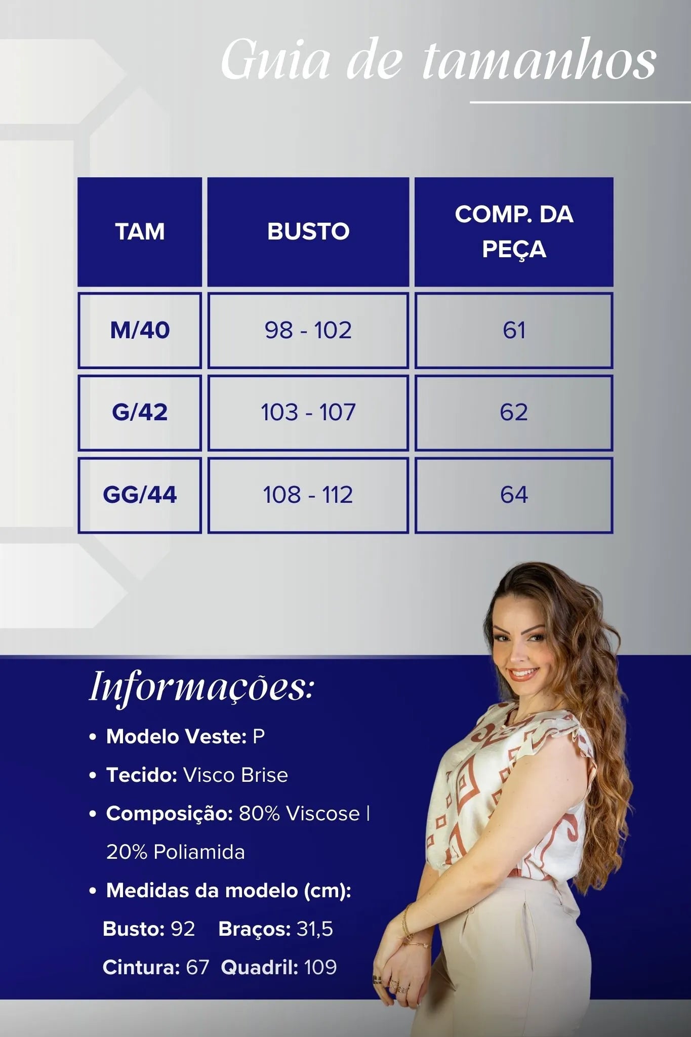 Blusa Regata Babados Sheila Visco Brise Estampada Terracota