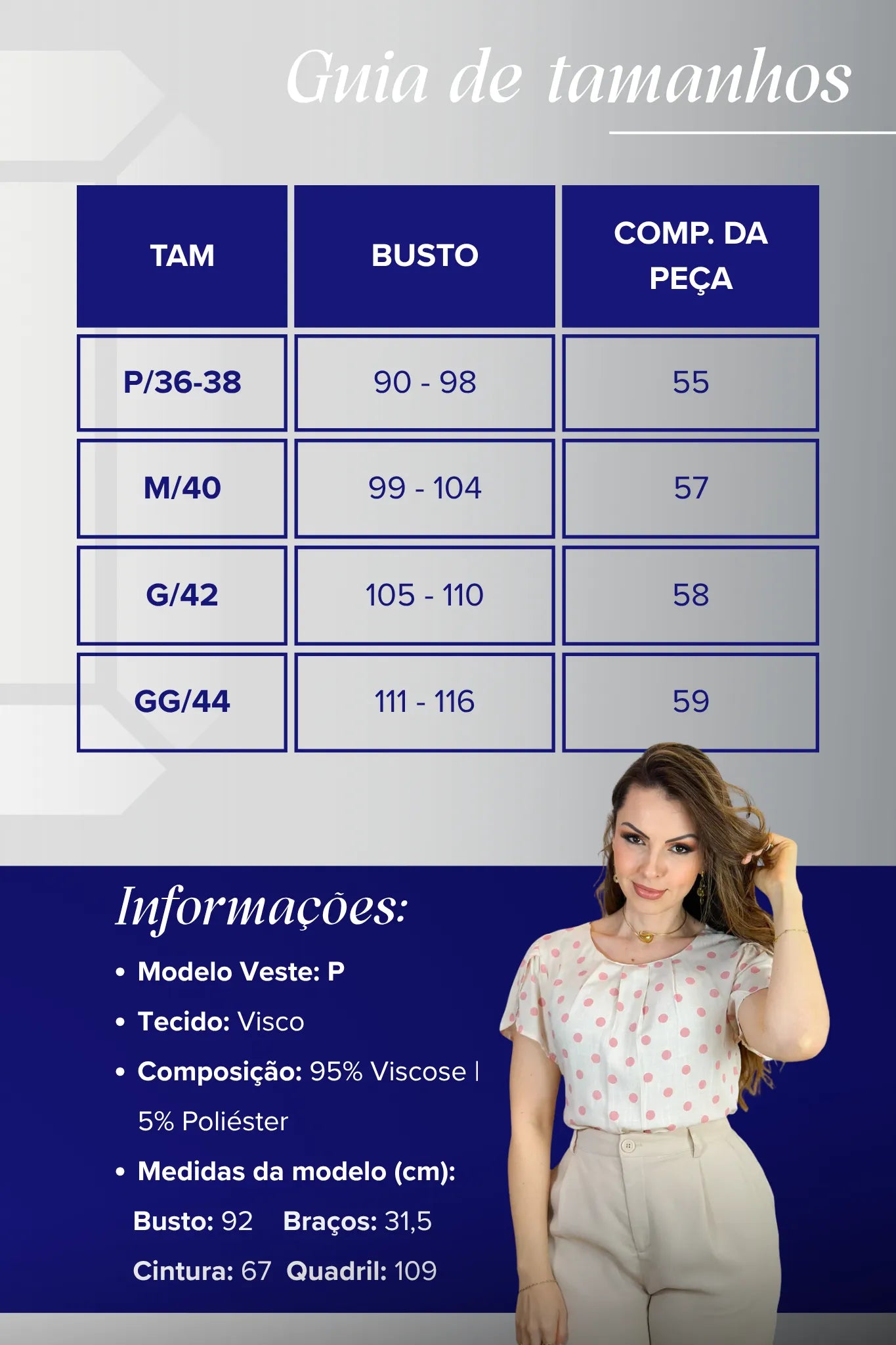 Blusa Manga Curta Visco Transpassada Bela Estampada Poá Rosa