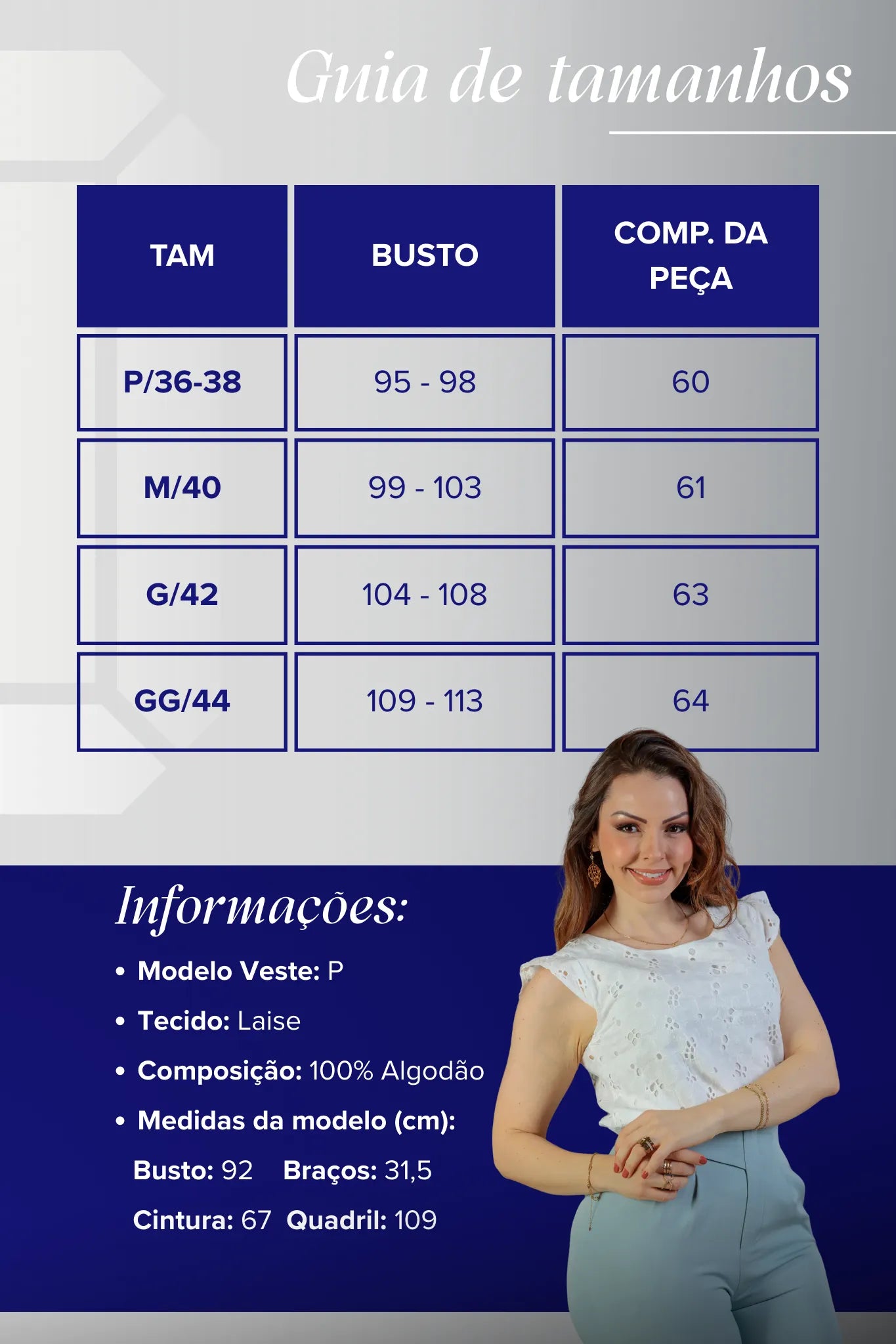 Blusa Regata Em Algodão Textura Bordada Laise Suzy Branca