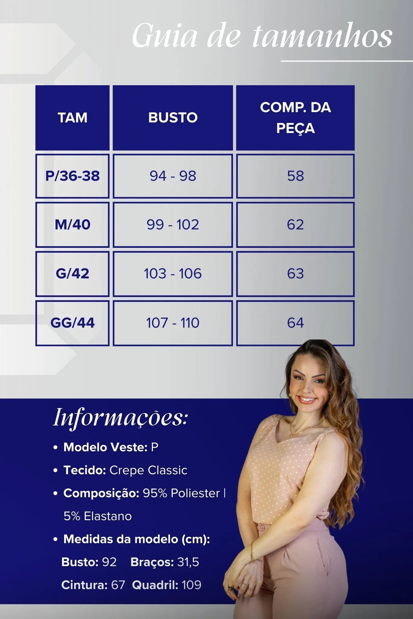 Blusa Regata Detalhe Alça Estampada Poá Crepe Classic Isabel Rose