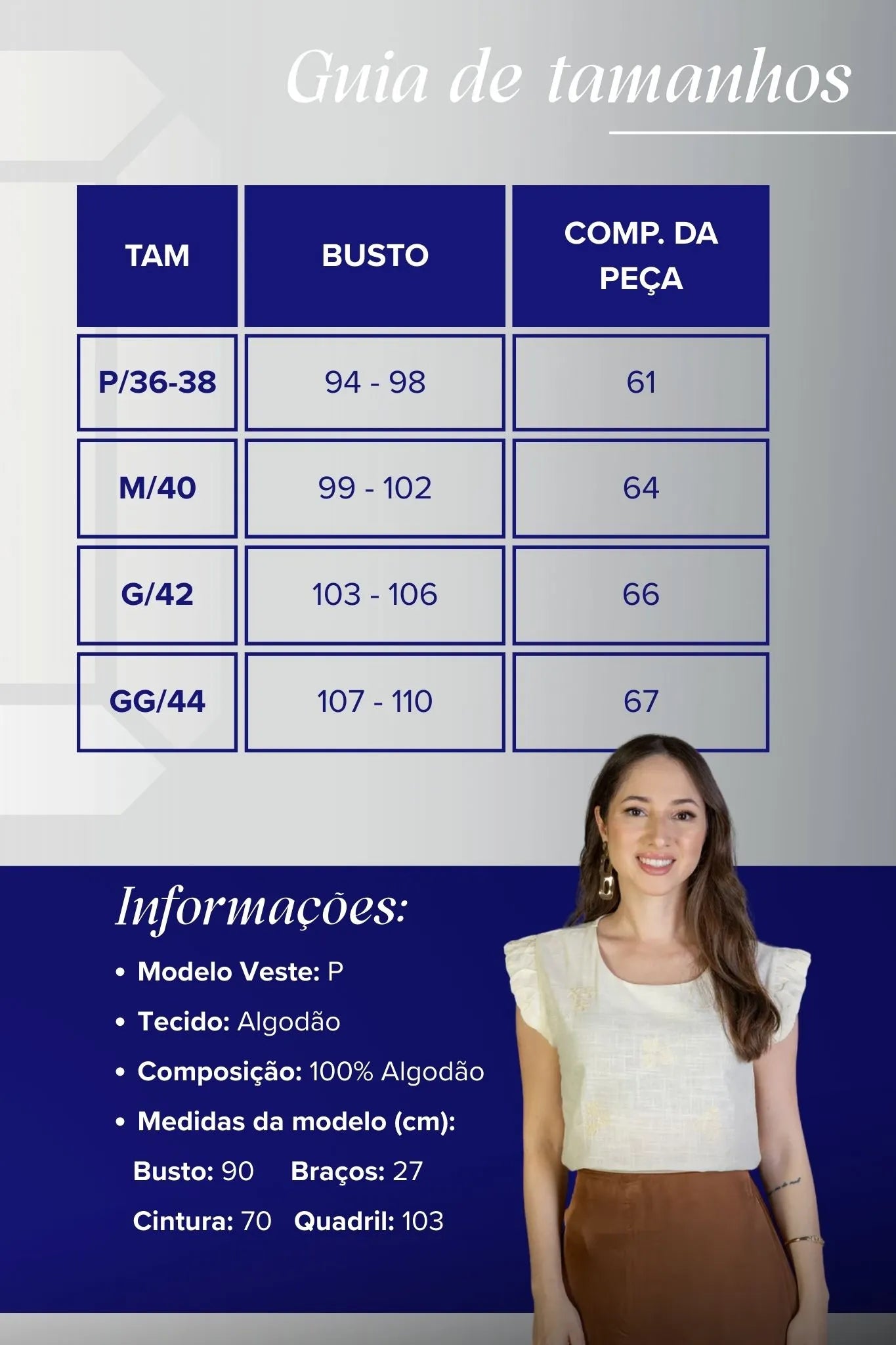 Blusa Manga Curta Em Algodão Textura Laise Michelle Bege