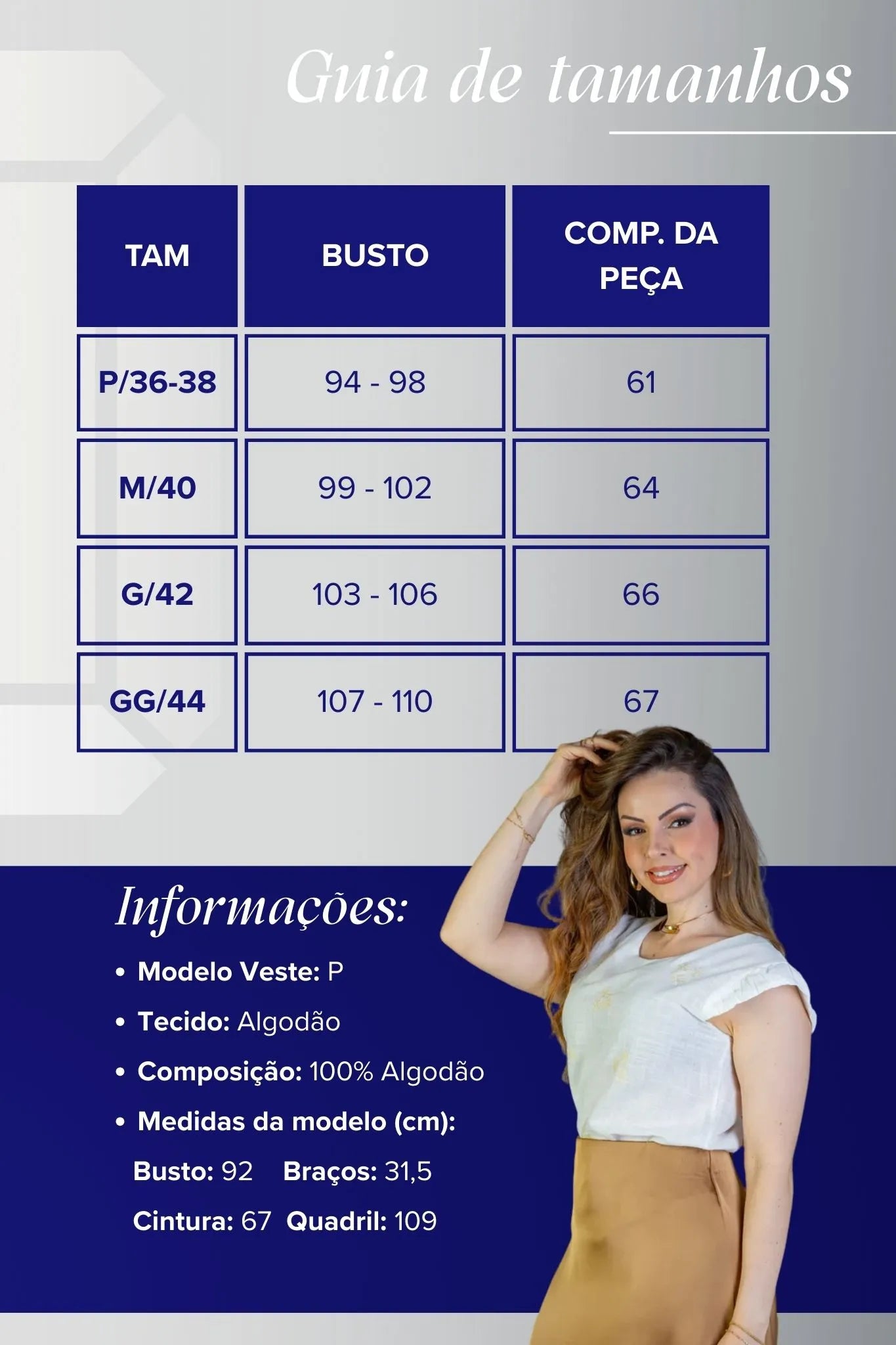 Blusa Manga Curta Em Algodão Textura Laise Michelle Branca