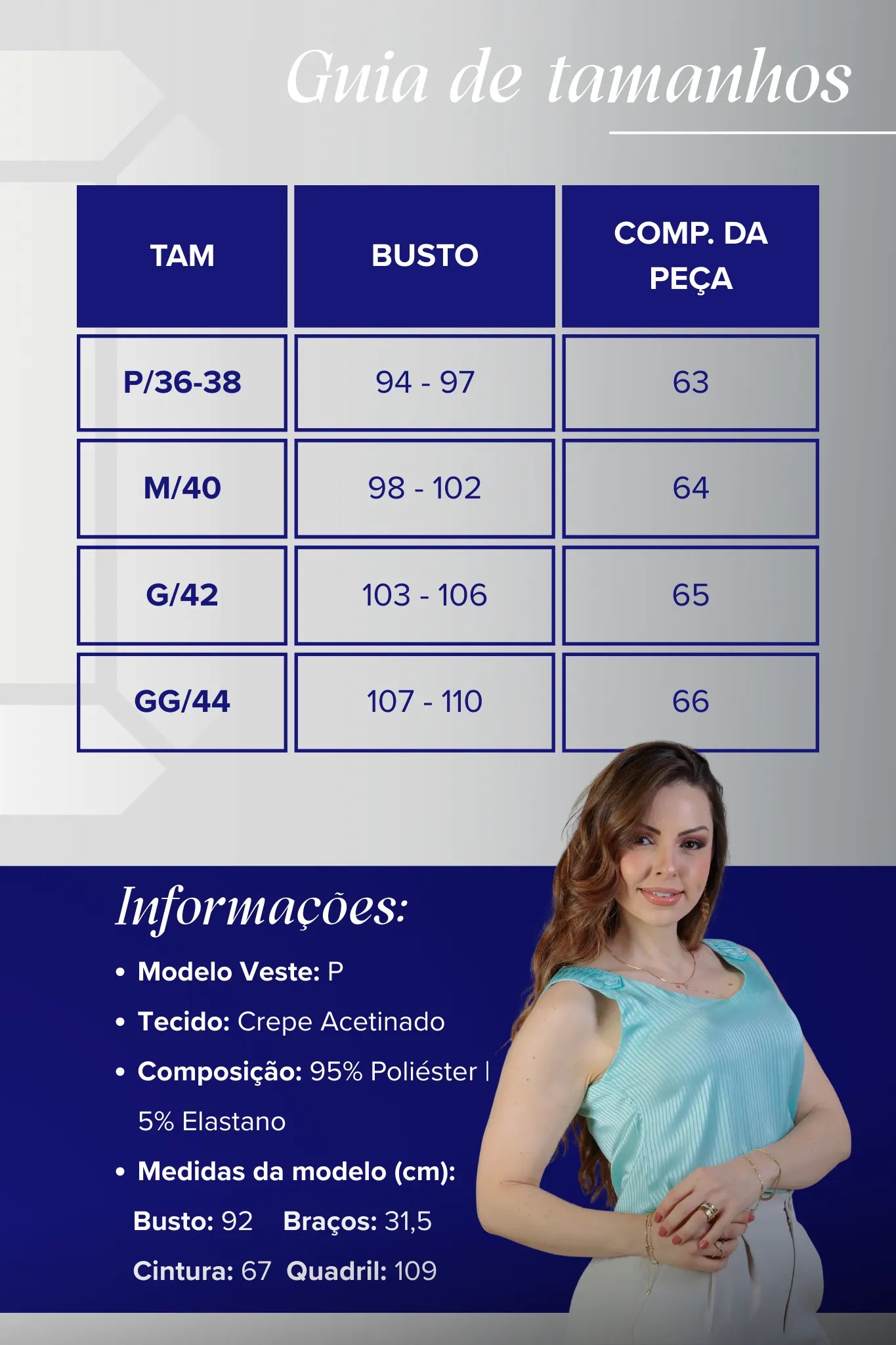 Blusa Regata Detalhe Alça Botão Crepe Acetinado Jade Verde