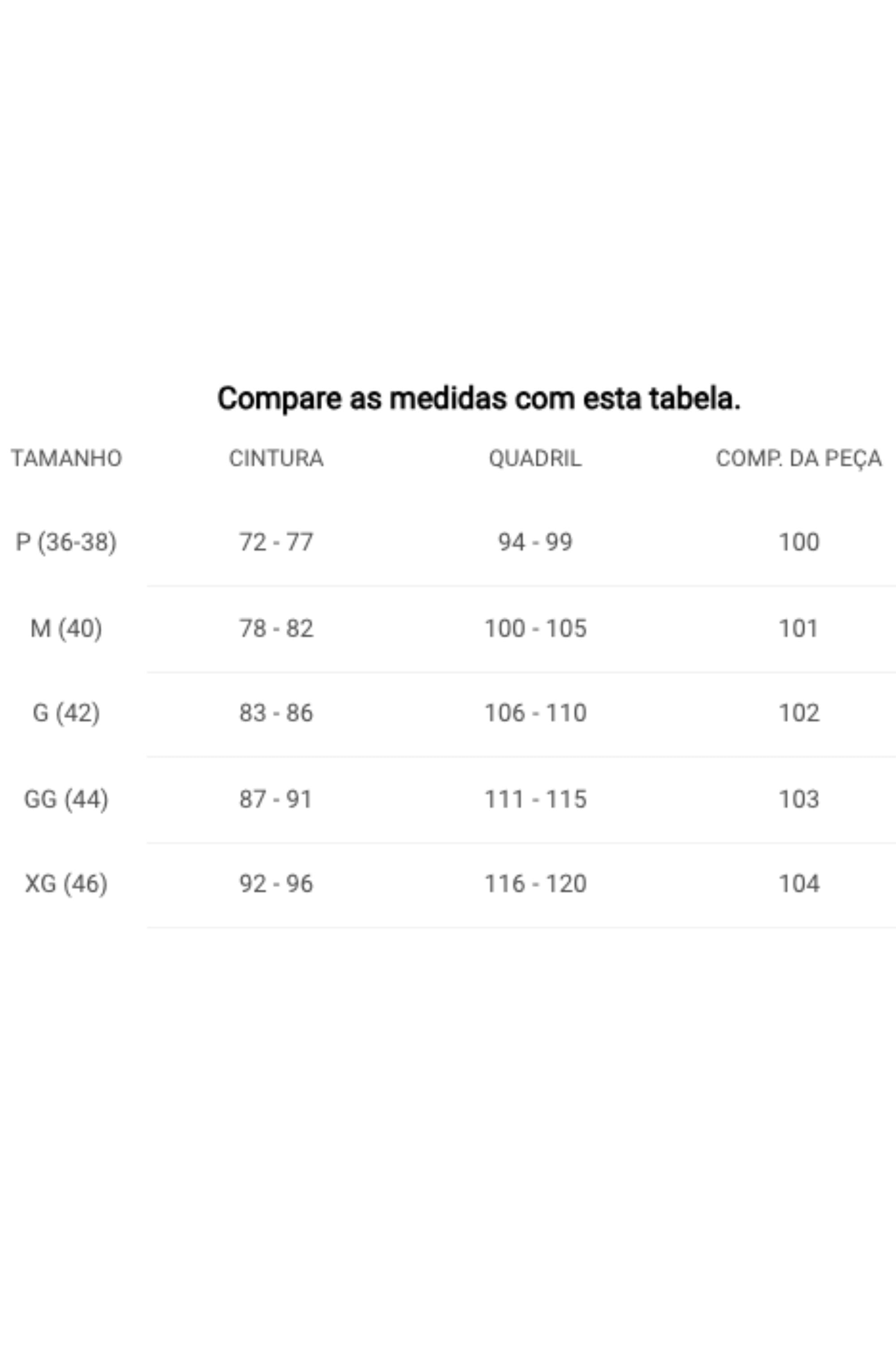 Calça Pantalona Corte Reto Maitê Bege