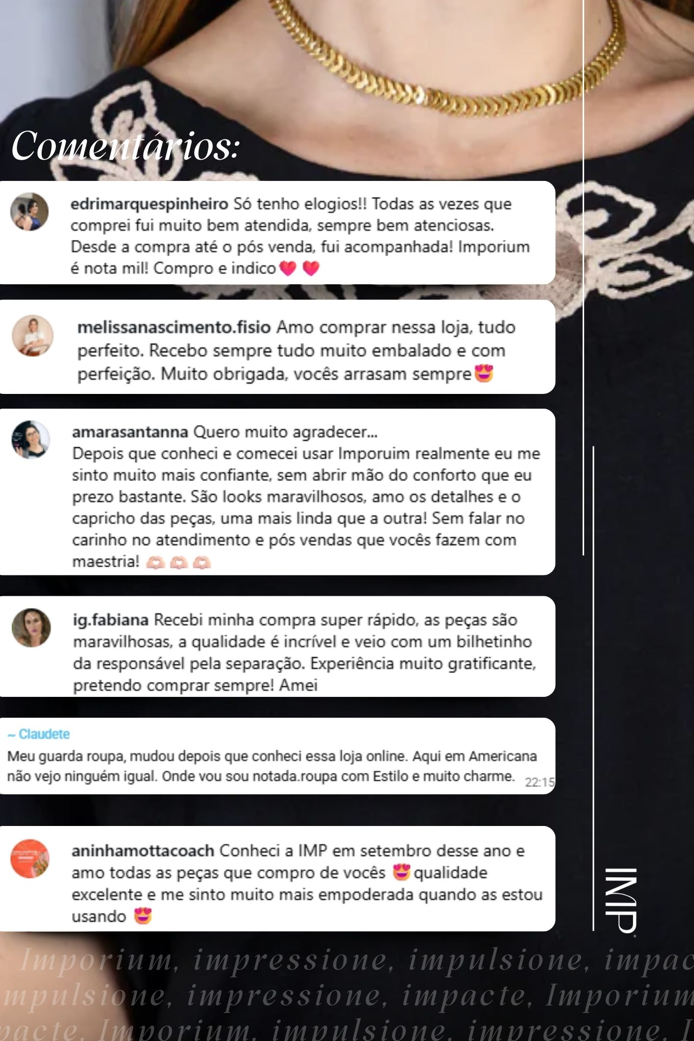 Blusa Manga Curta com Detalhes Bordados Colo Visco Brise Camila Preta