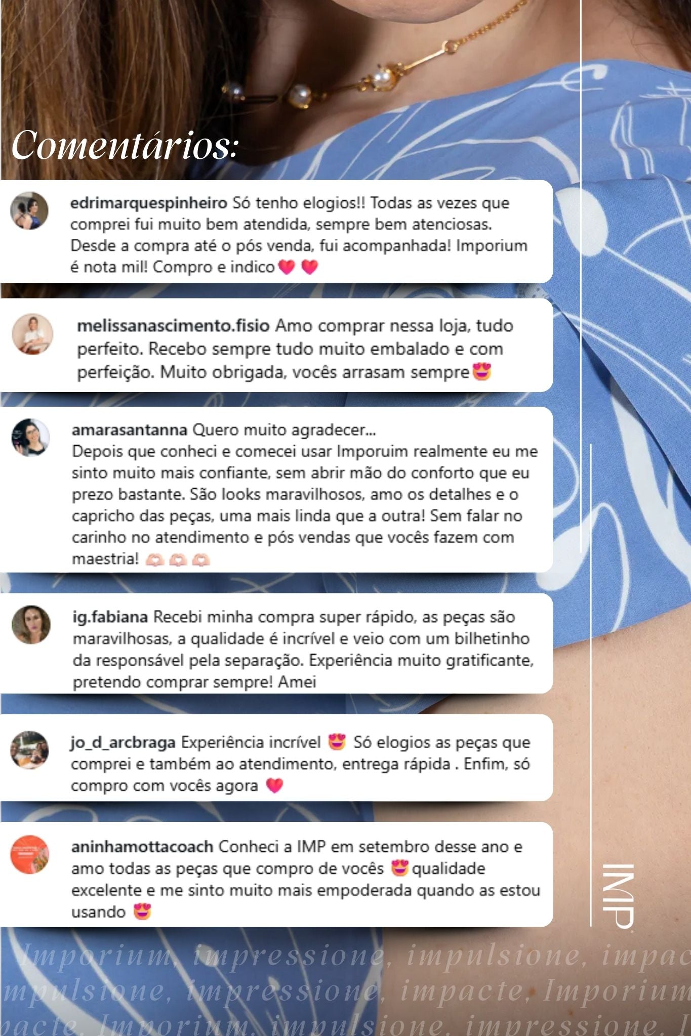 Blusa Manga Curta Transpassada Celina Estampada Azul