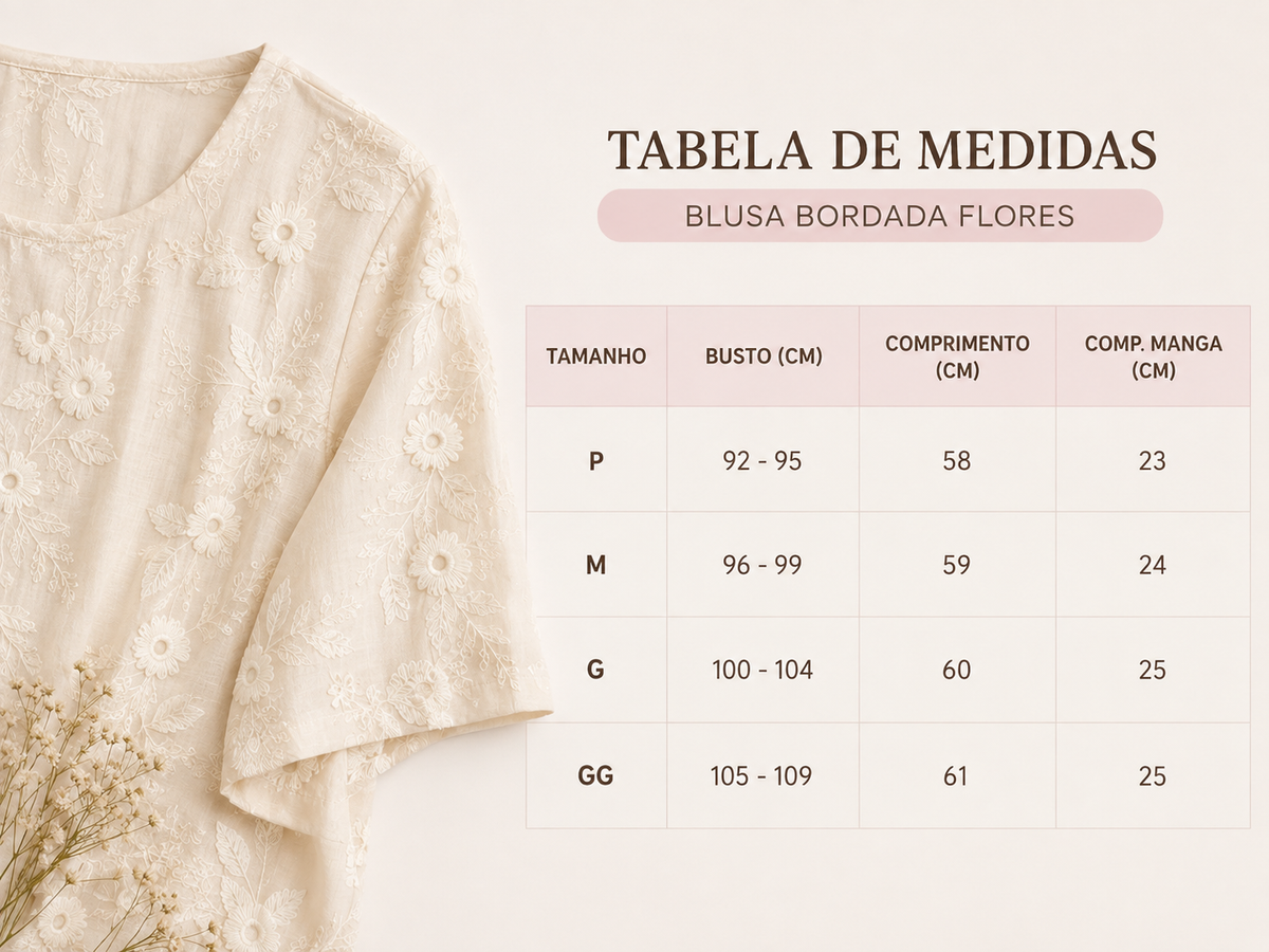 Blusa Laise Delicada Amara Bege