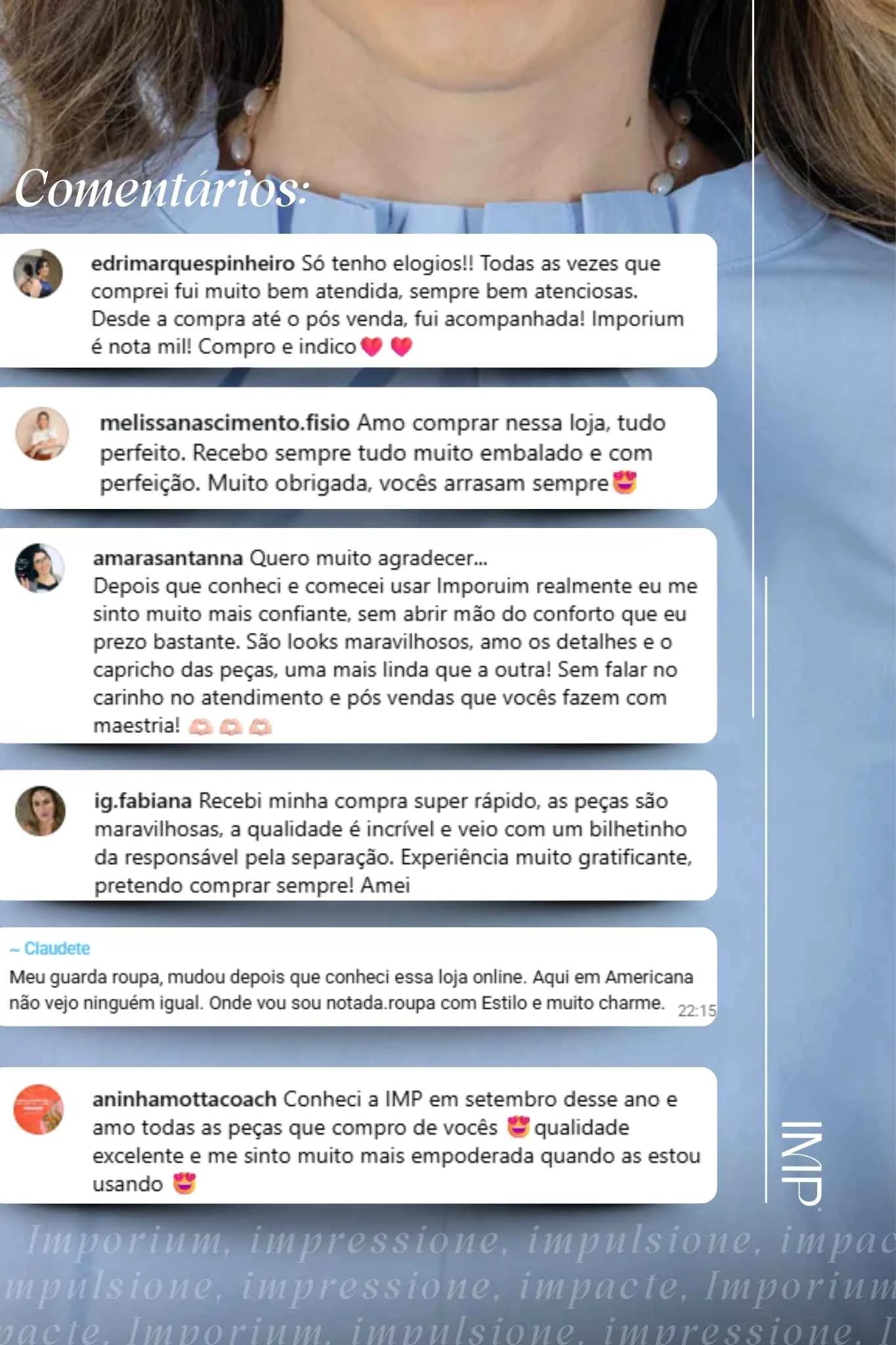 Blusa Manga Curta em Crepe Classic com Meia Gola e Pregas Dalila Azul