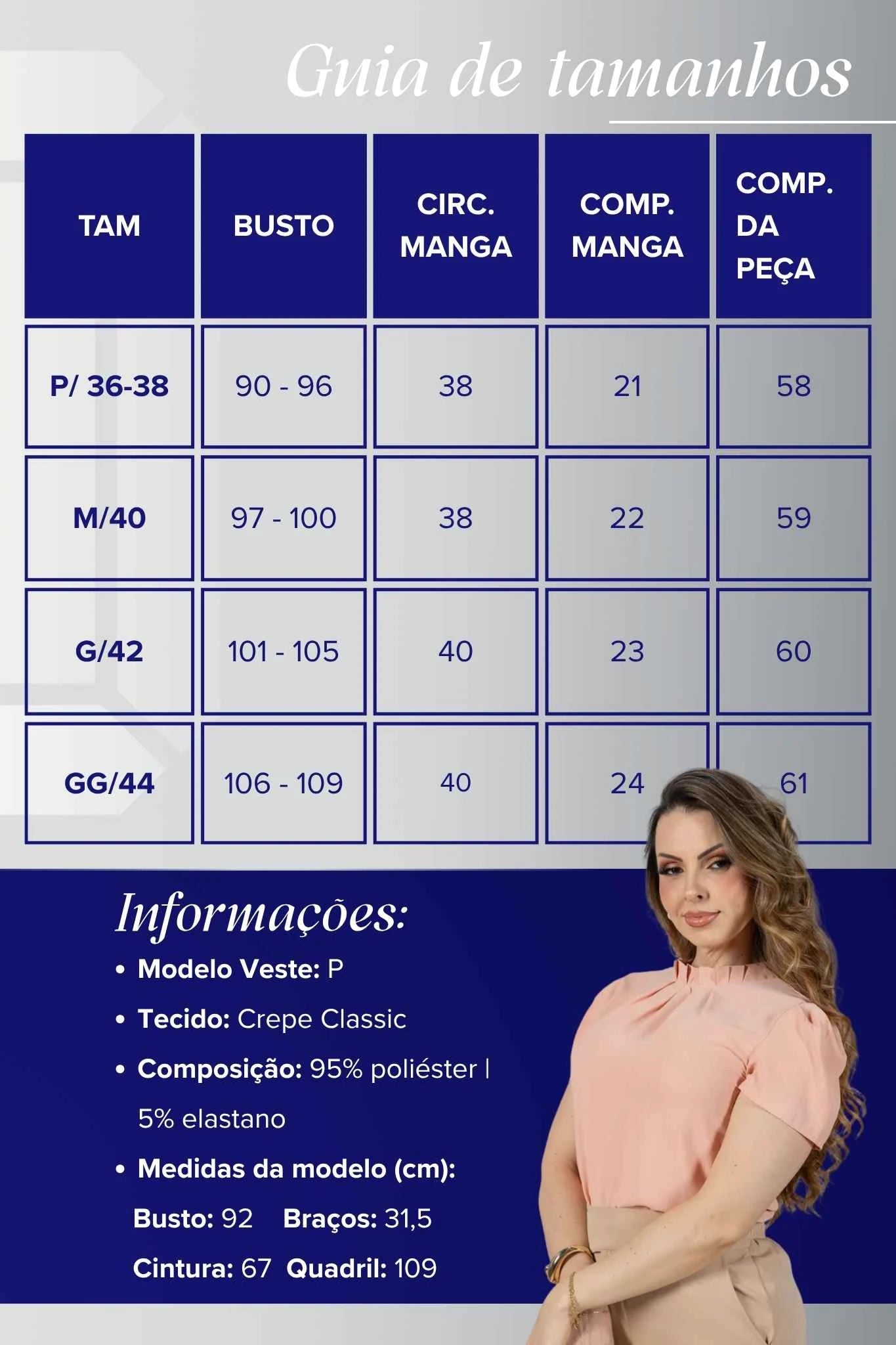 Blusa Manga Curta em Crepe Classic com Meia Gola e Pregas Dalila Coral