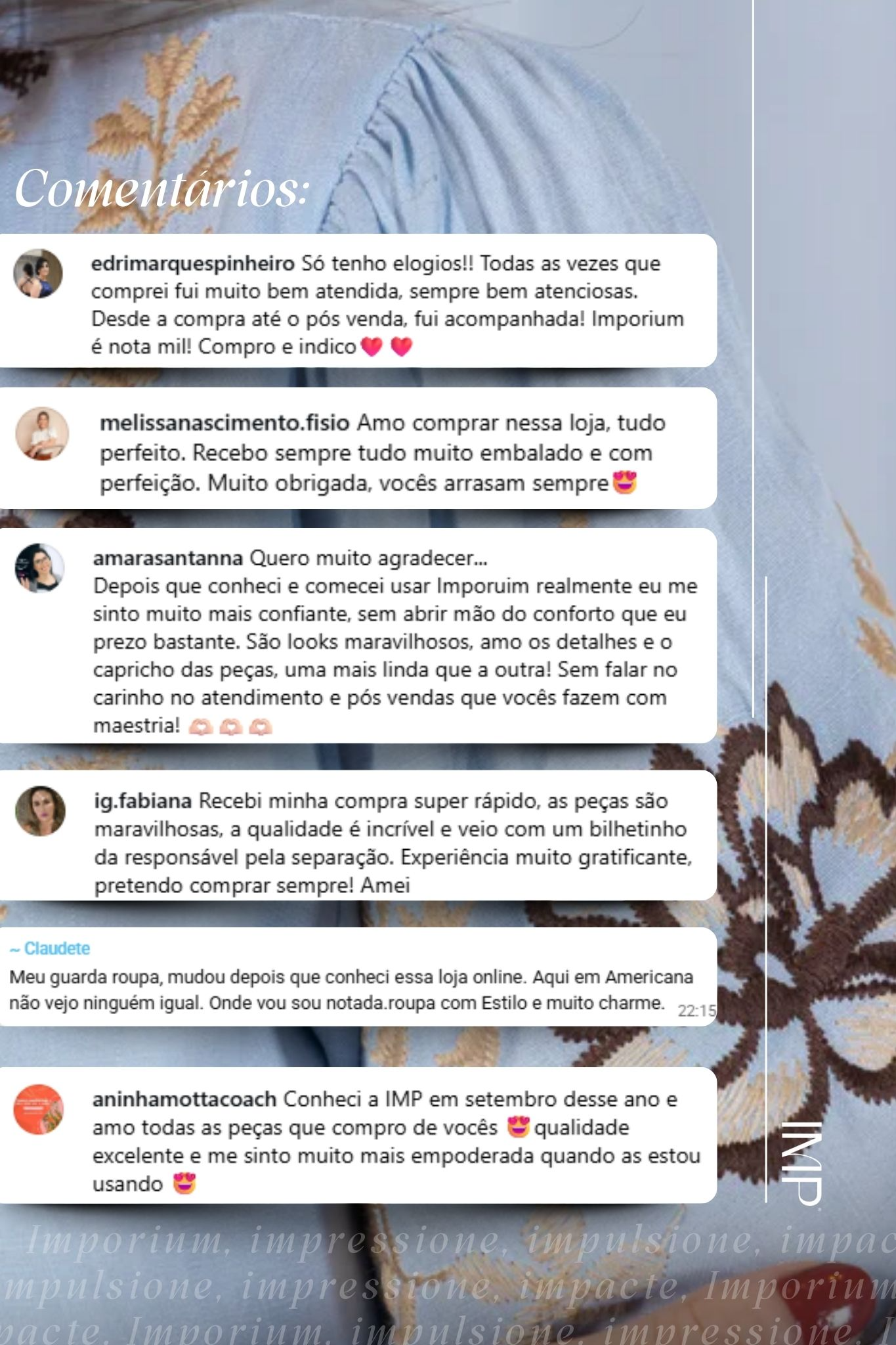 Blusa Manga Curta Visco-Linho Detalhes Bordados em Flores Darcy Azul