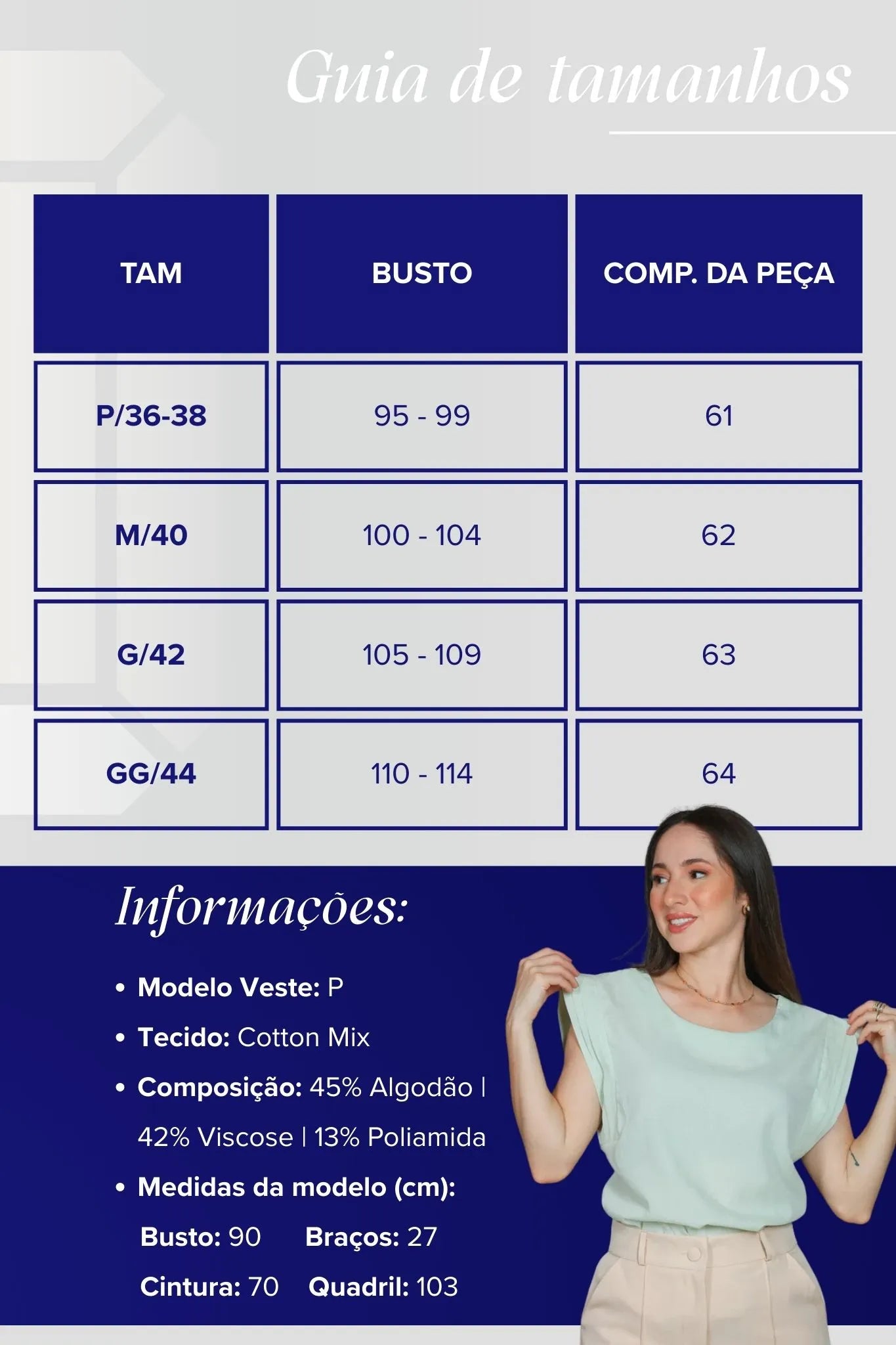 Blusa Regata Muscle Tee em Cotton Mix Detalhe Cava Dobrada Diana Verde