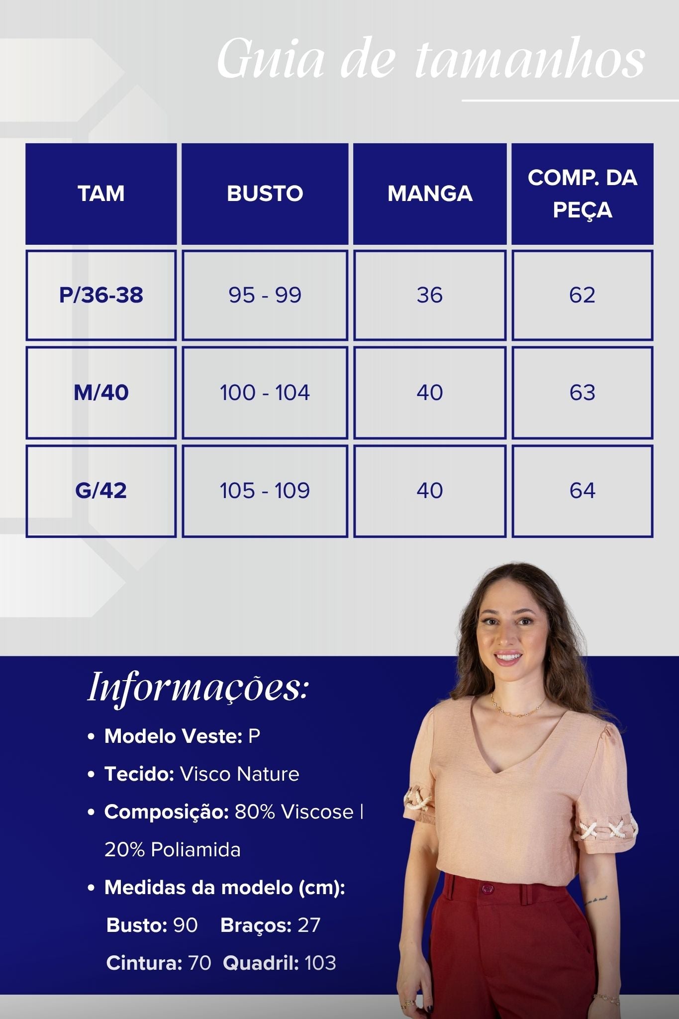 Blusa Manga Curta Detalhe Trançado Visco Nature Dira Paes Rose
