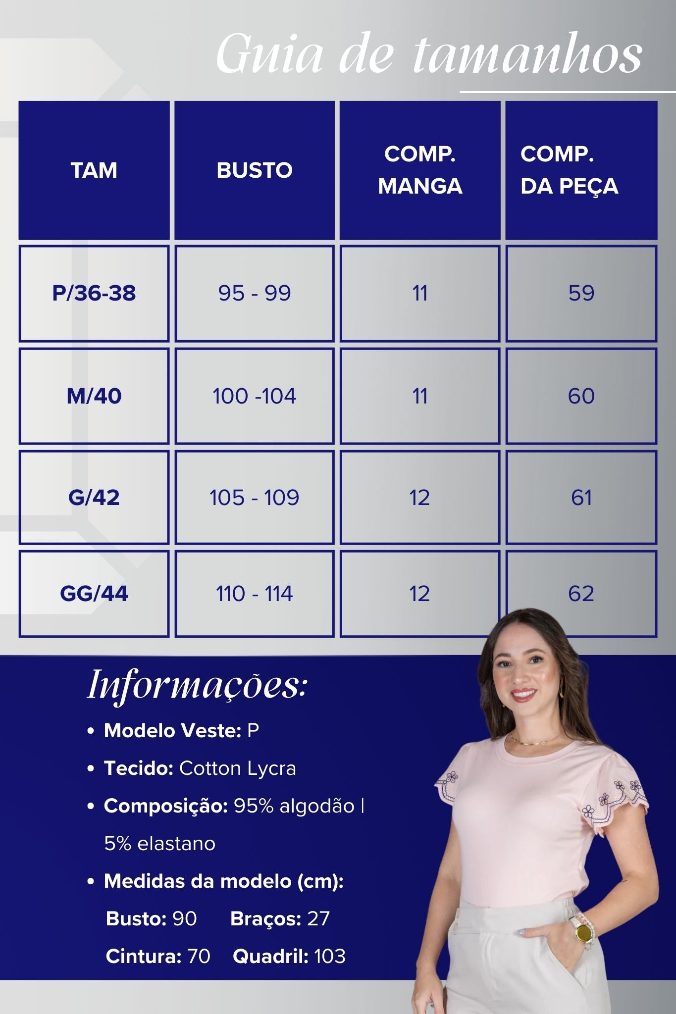 Blusa Manga Curta em Cotton Lycra com Detalhe Rendado Elise Rosa
