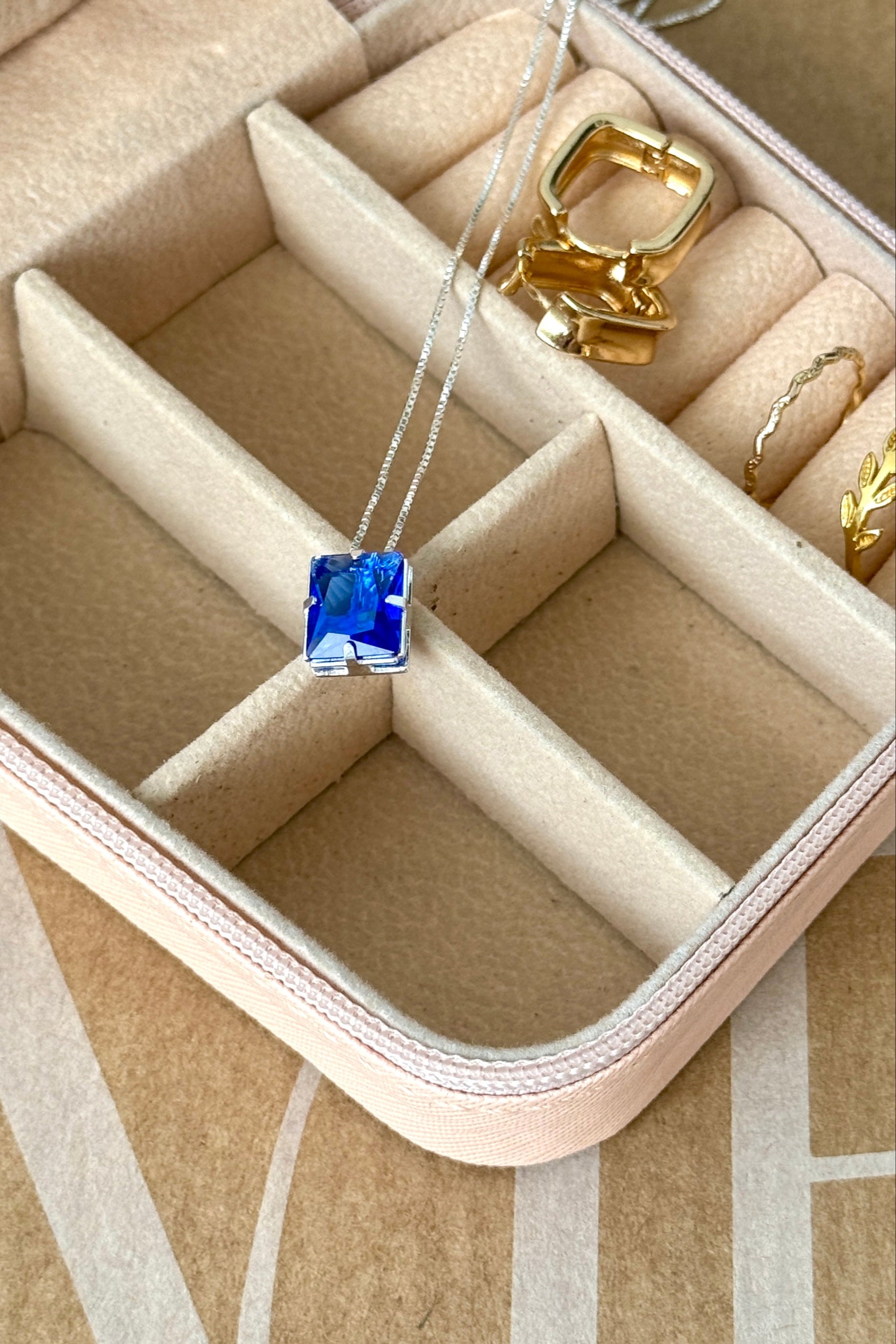 Safira IMP - Colar Em Prata 925