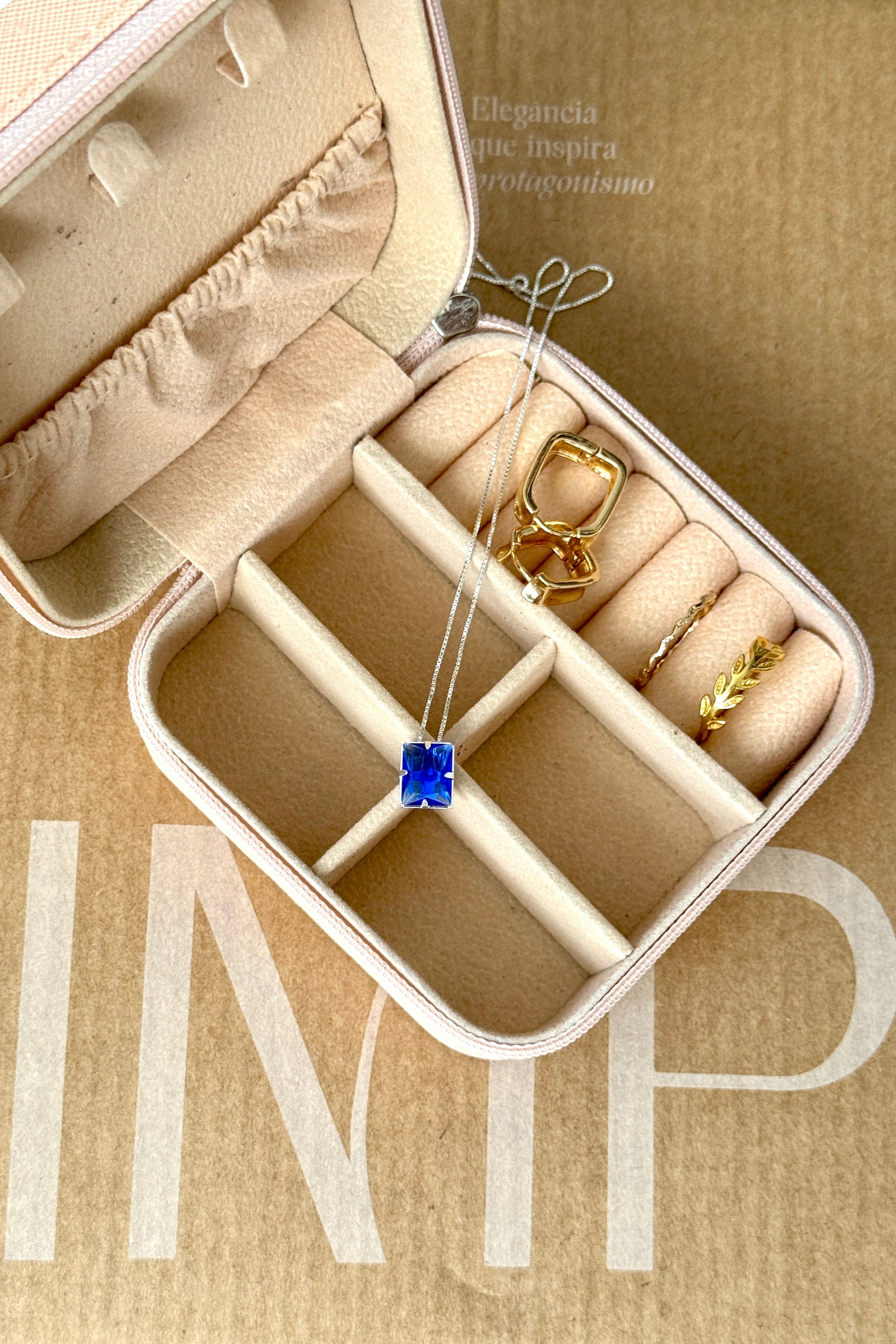 Safira IMP - Colar Em Prata 925