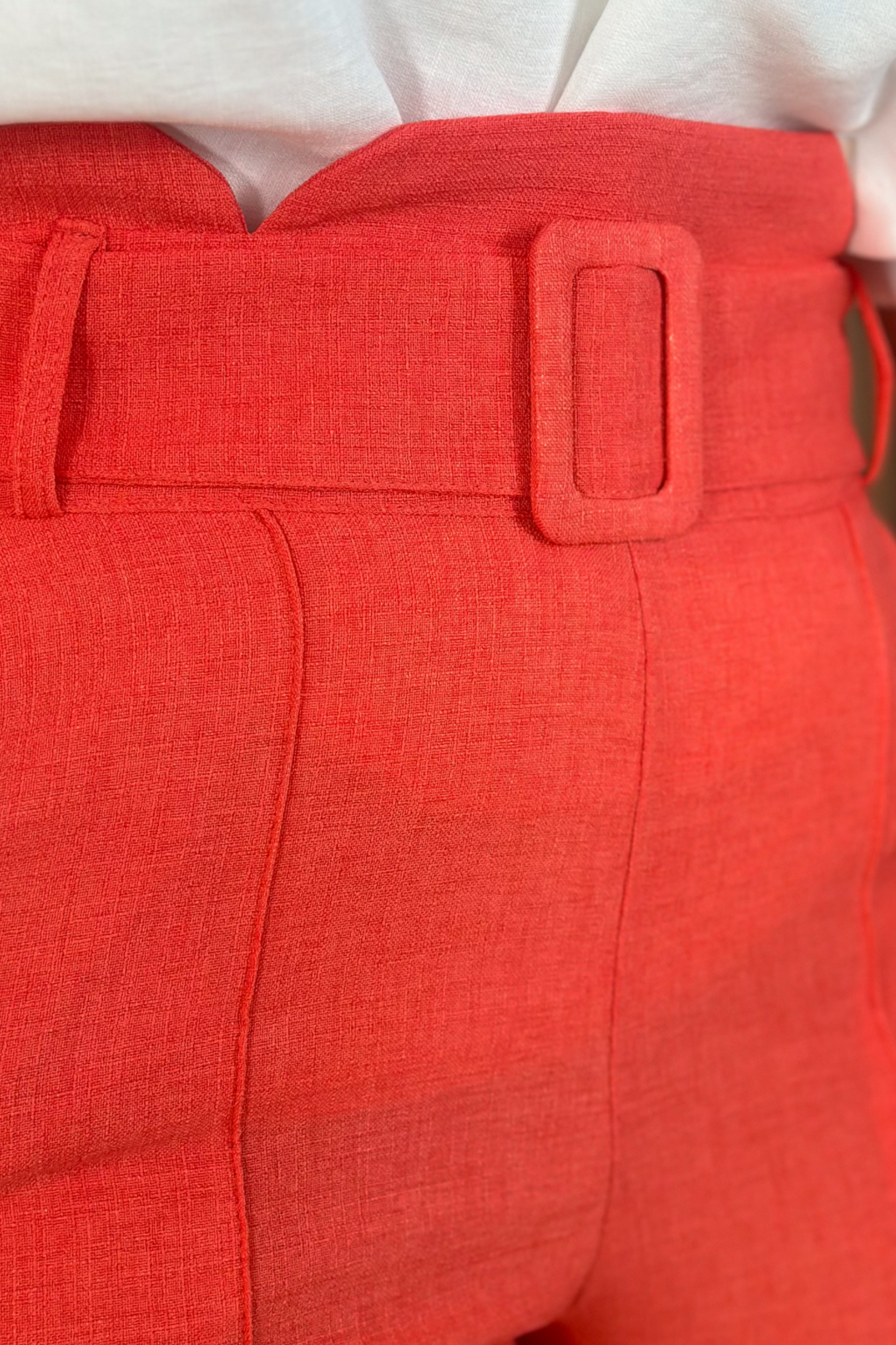 Calça Skinny Cinto Encapado Gabriela Coral - imporium