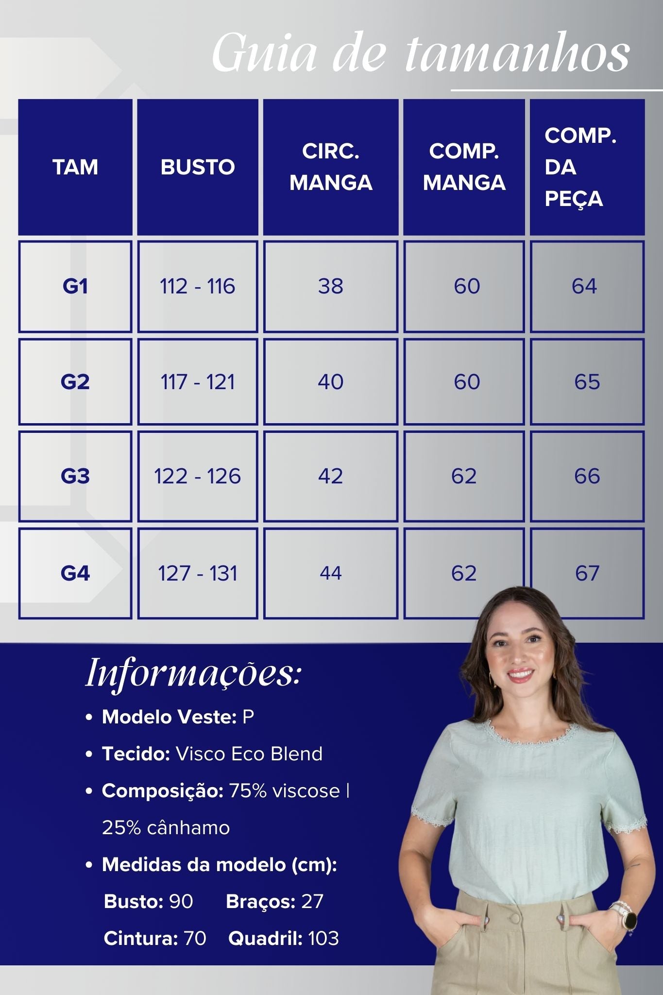 Blusa Manga Curta em Visco Eco Blend com Detalhes Bordados Leila Verde