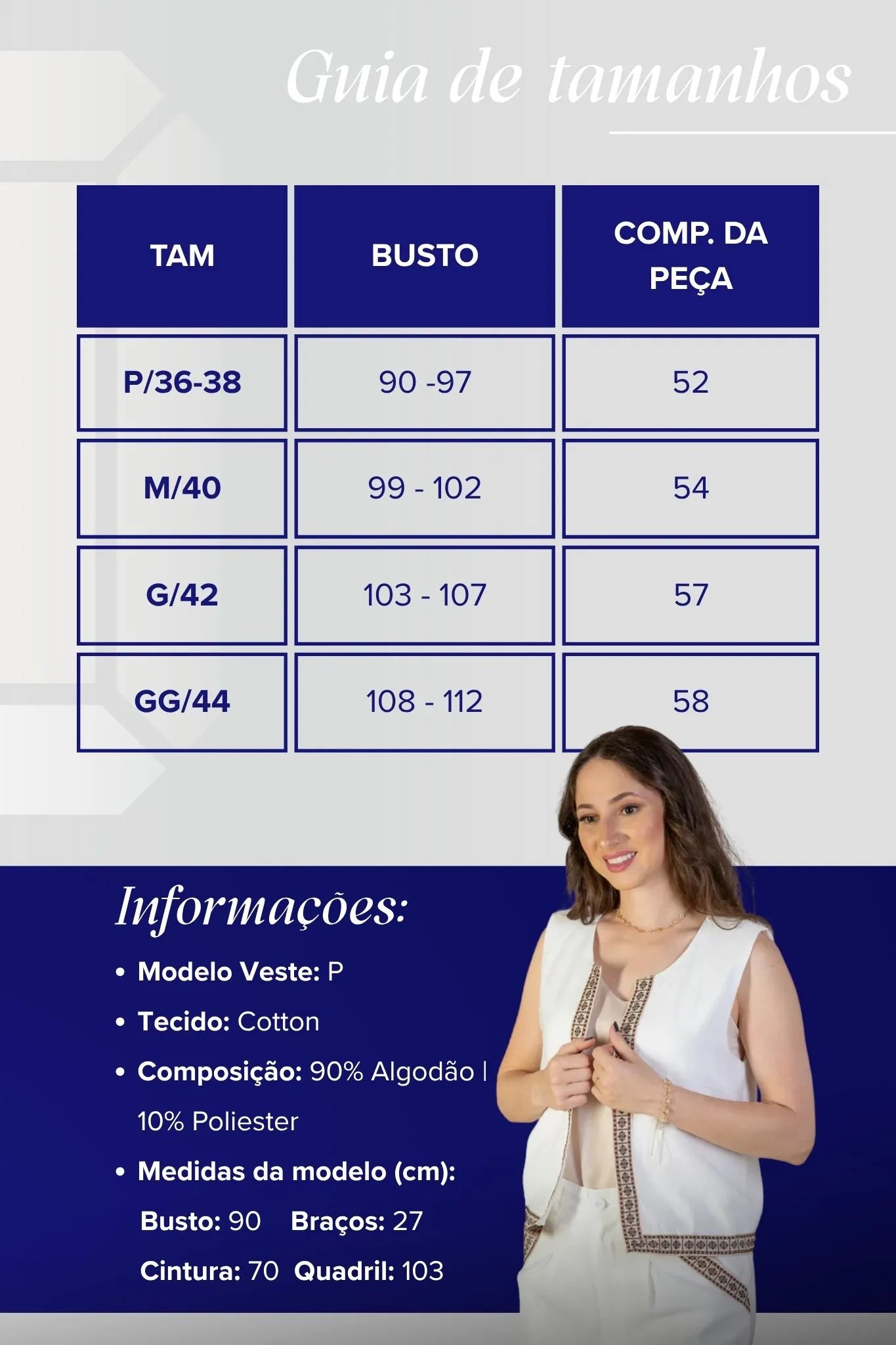 Colete Regata Detalhe Barra Cotton Maju Coutinho Branco