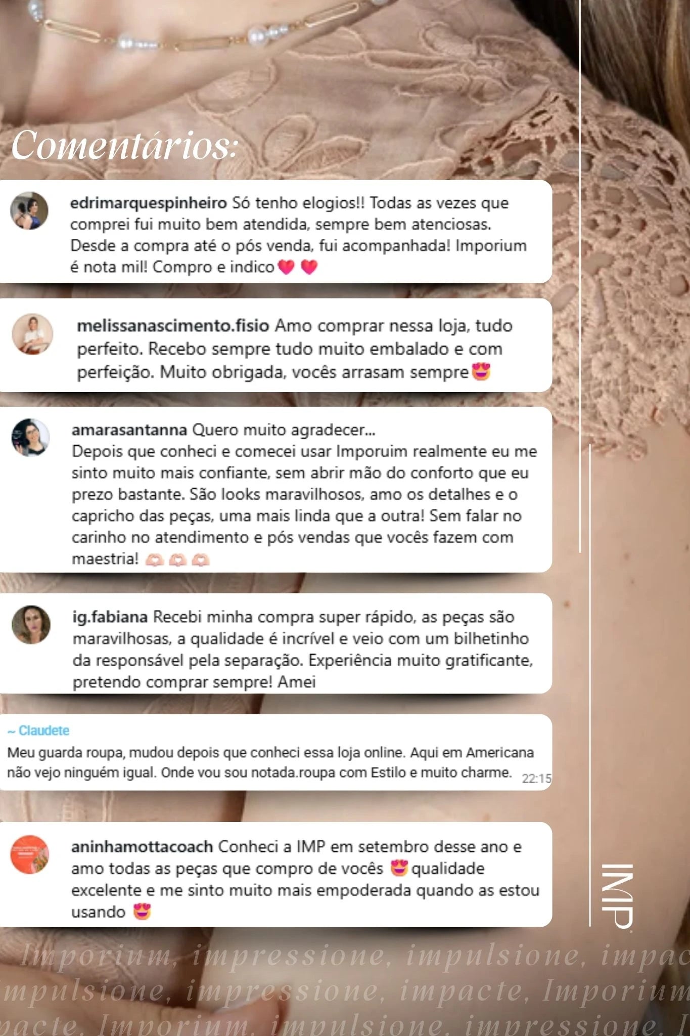 Blusa Manga Curta em Laise com Detalhe em Renda Manuela Bege