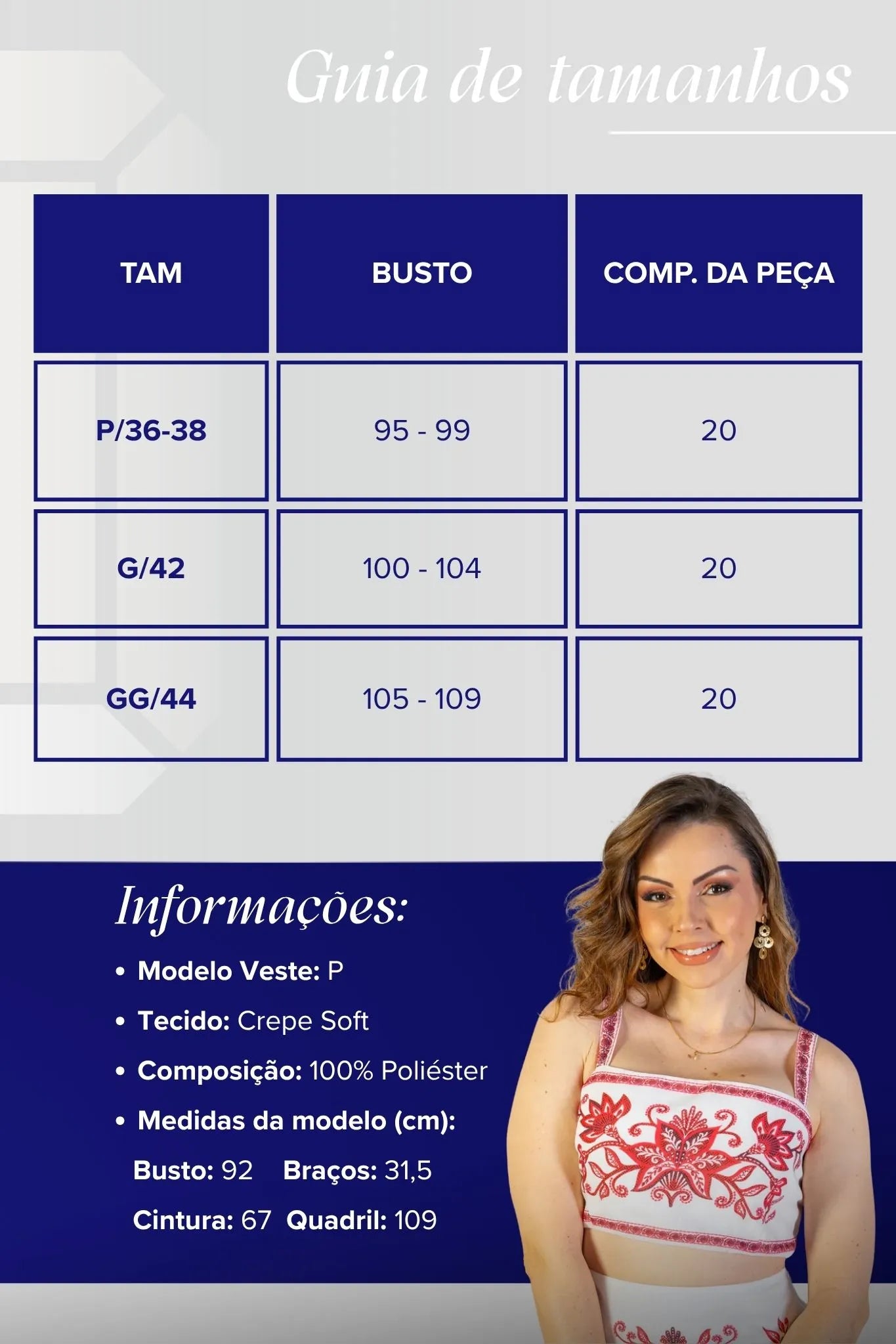 Cropped Marina Ruy Crepe Soft Estampado Vermelho