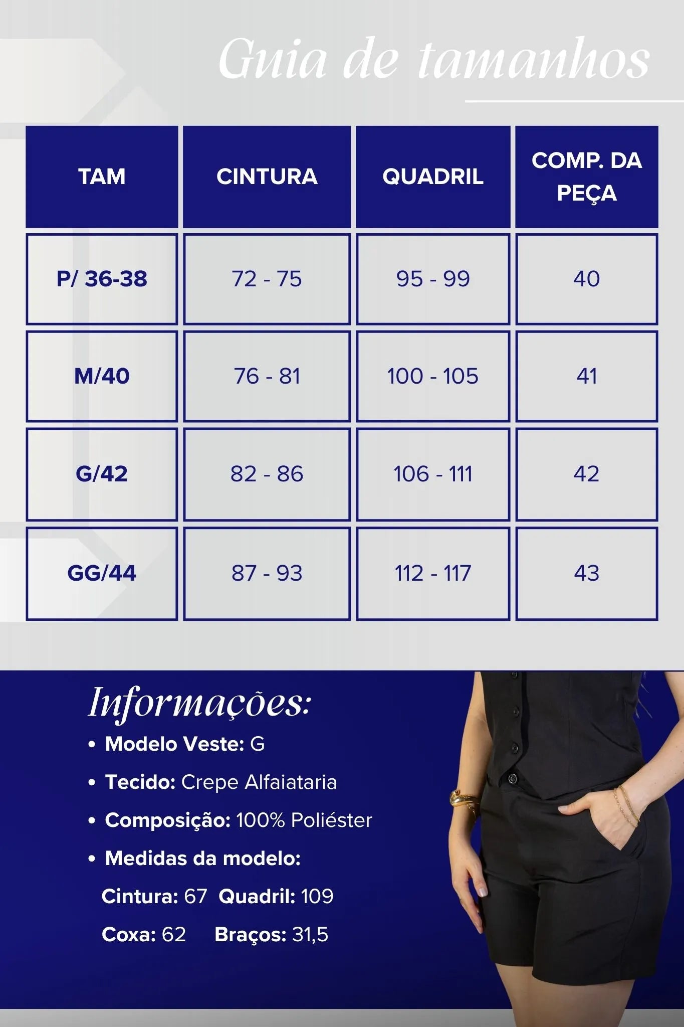 Shorts Alfaiataria Paolla Oliveira Preto