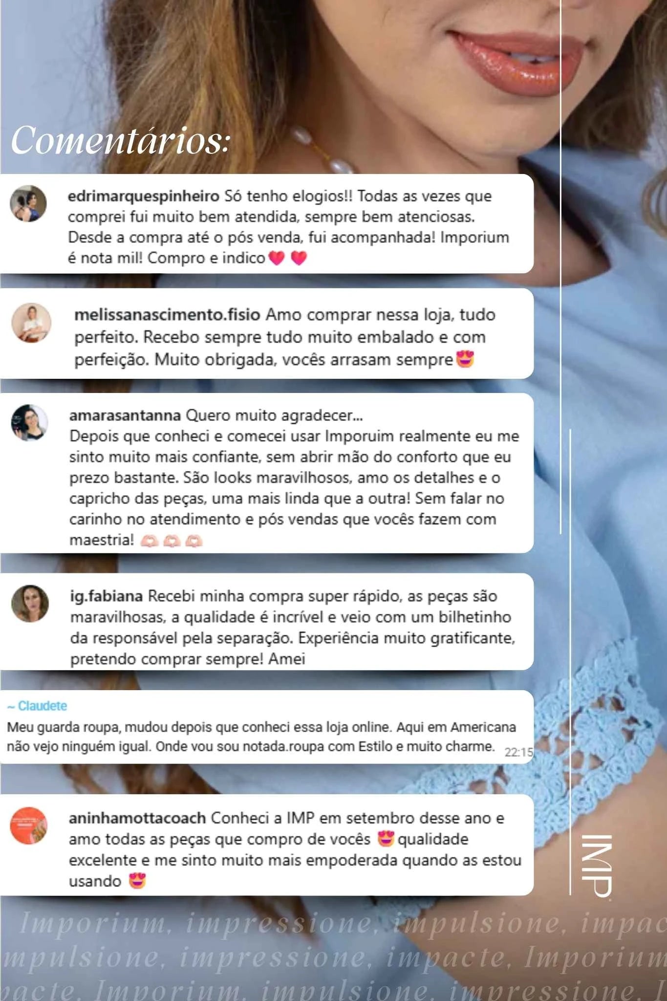 Blusa Manga Curta em Cotton Mix com Detalhe em Crochê Paula Azul