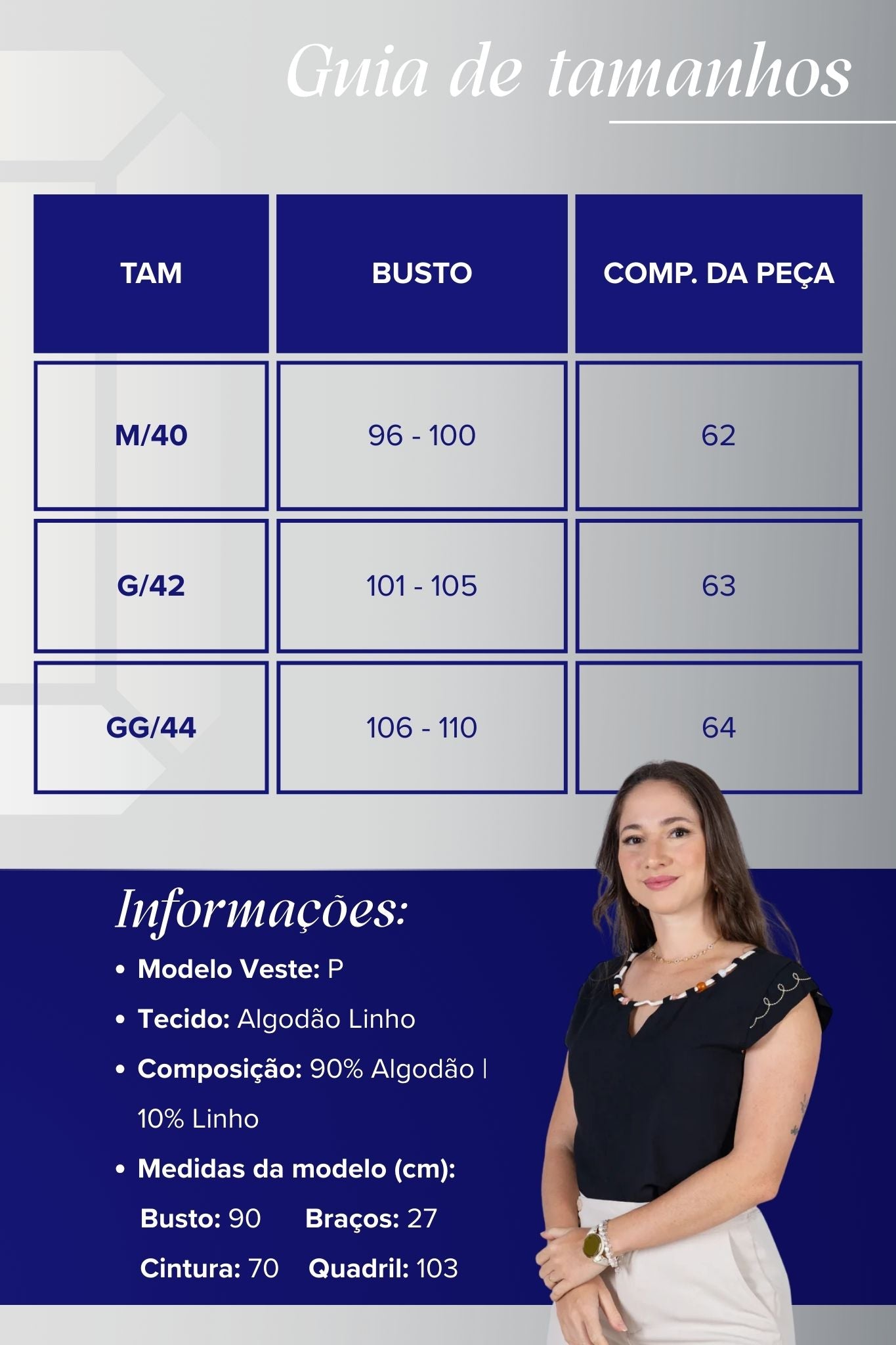 Blusa Regata Algodão Linho Detalhe Trançado com Pedraria Pietra Preta