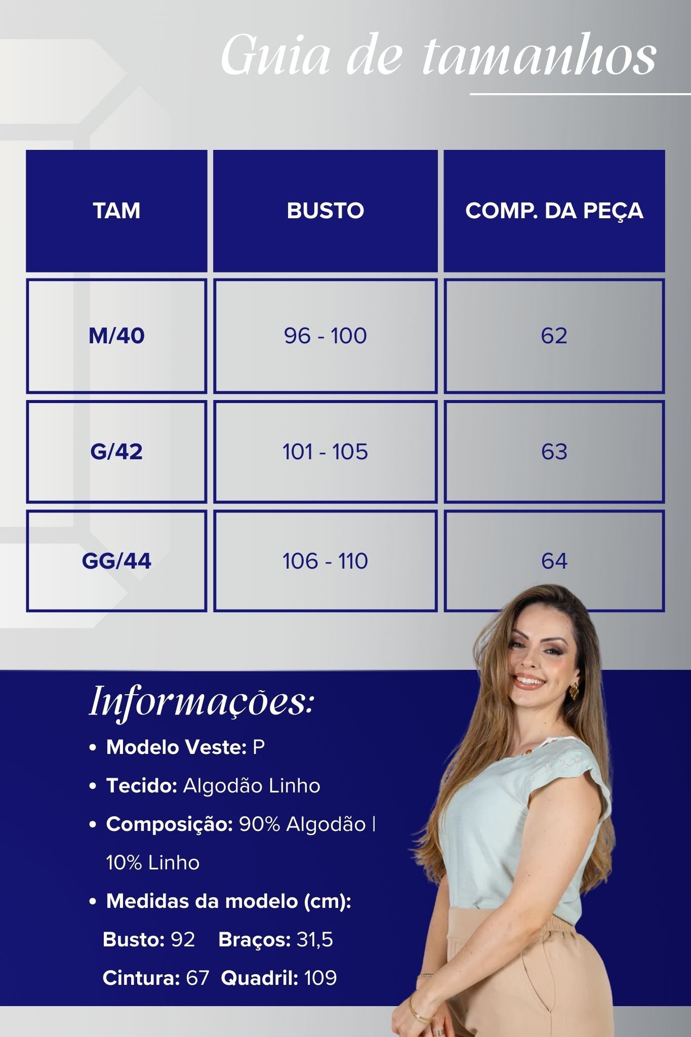 Blusa Regata Algodão Linho Detalhe Trançado com Pedraria Pietra Verde