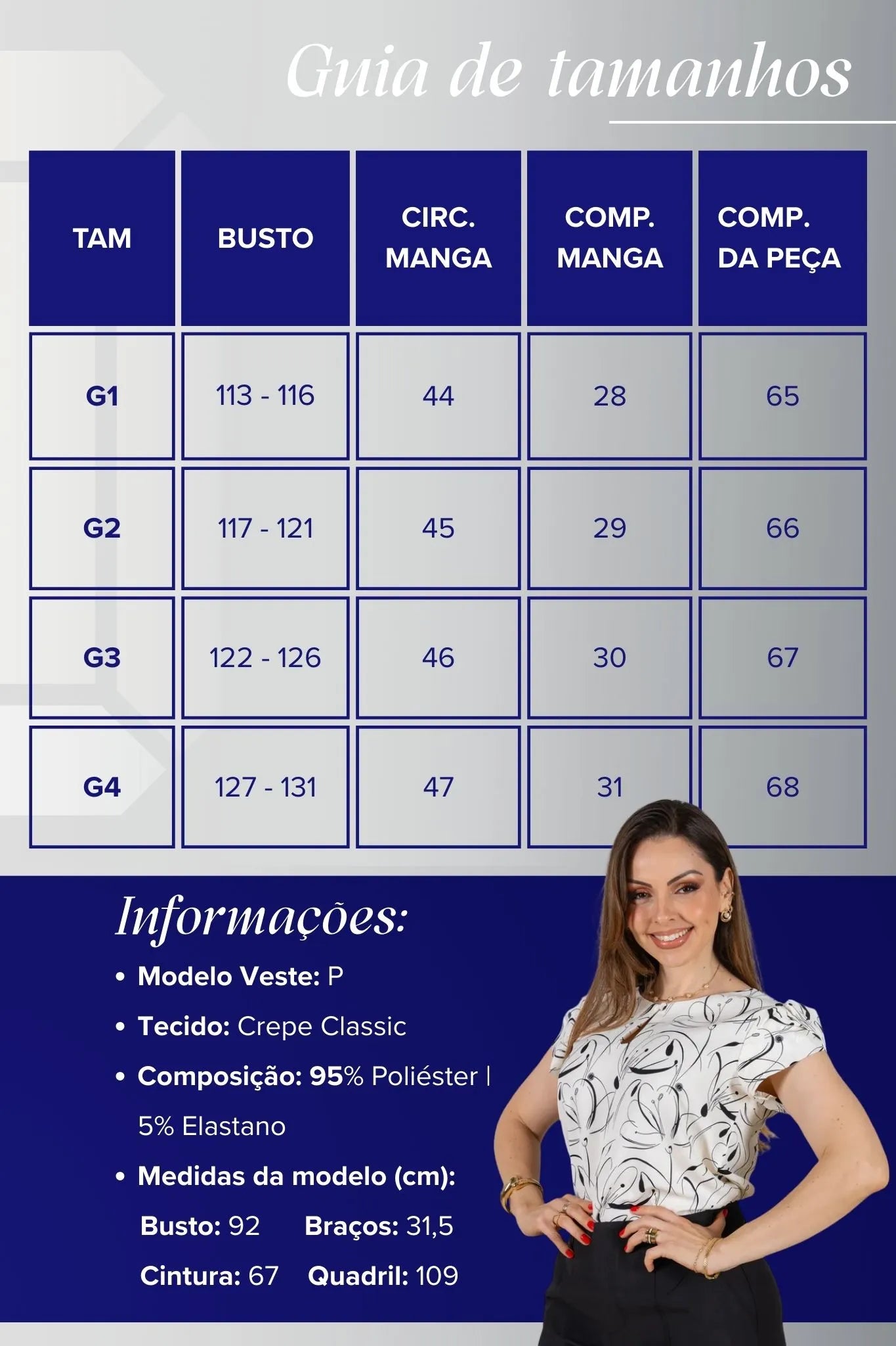 Blusa Manga Curta Transpassada Celina Estampada Preta