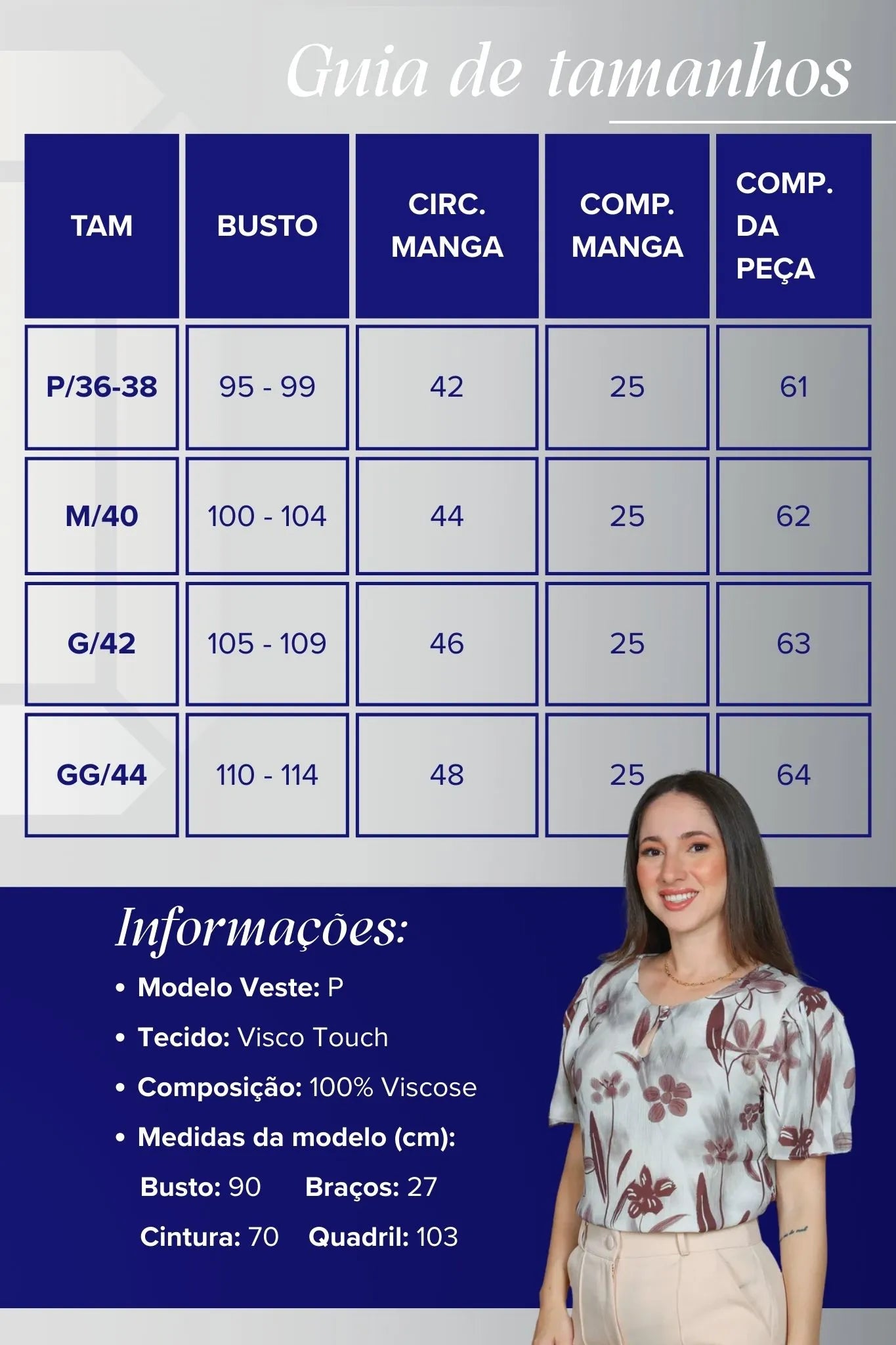 Blusa Manga Curta Visco Touch Estampa Floral Rosângela Marsala