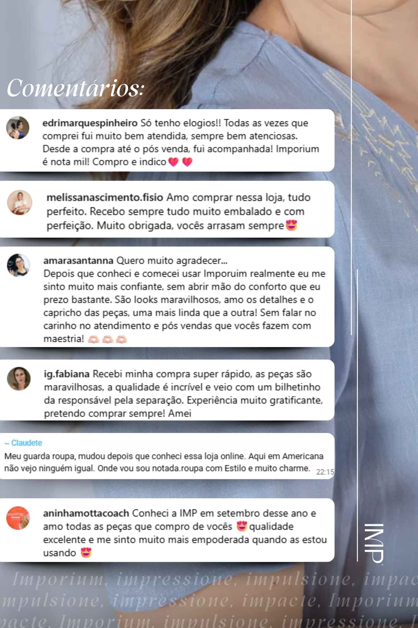 Blusa Manga Curta Decote V em Visco Linho com Acabamento Bordado Samira Azul