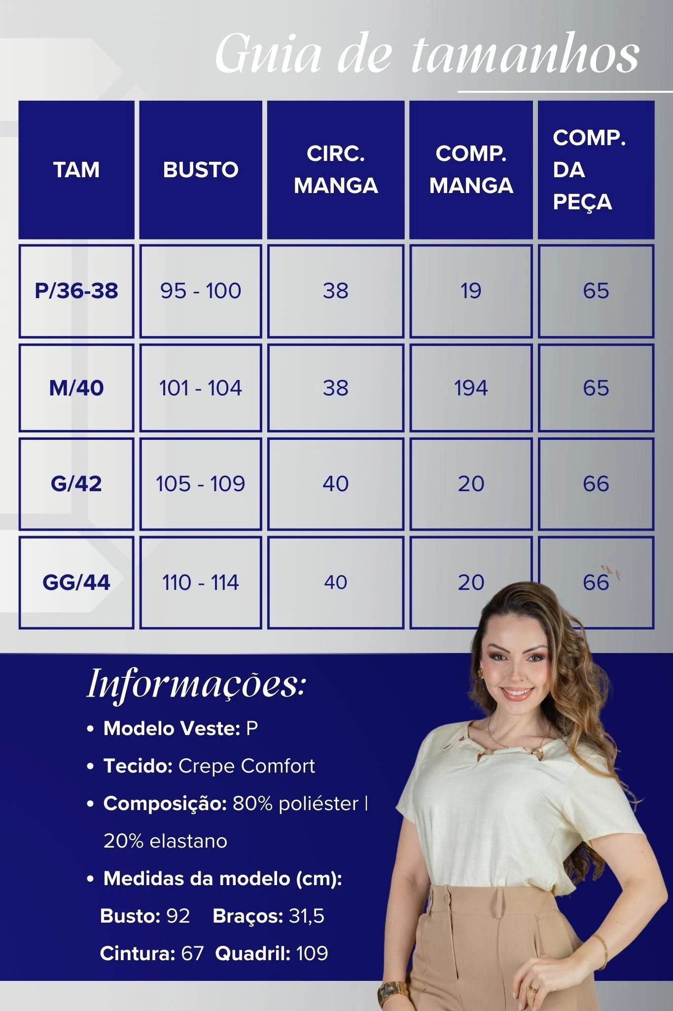 Blusa Manga Curta Crepe Comfort Recortes em "V" com Pedraria Sandra Amarelo Manteiga