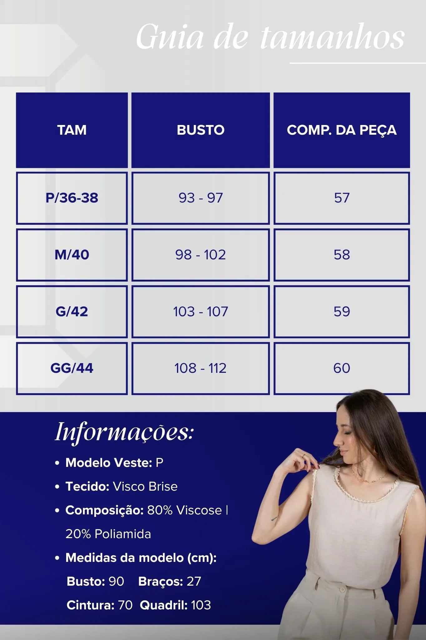 Regata Detalhe Acabamento Bordado Visco Brise Selma Rosa