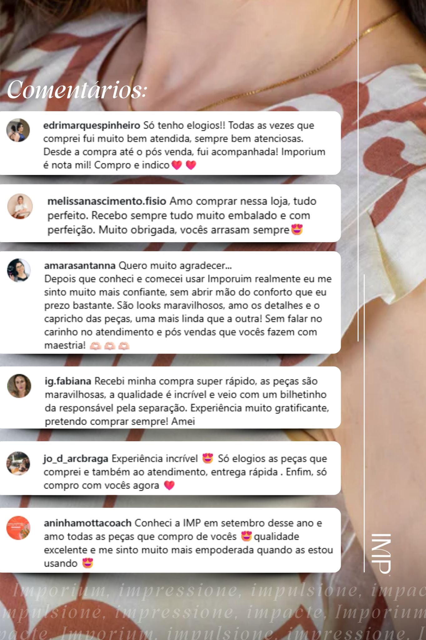 Blusa Regata Babados Sheila Visco Brise Estampada Terracota