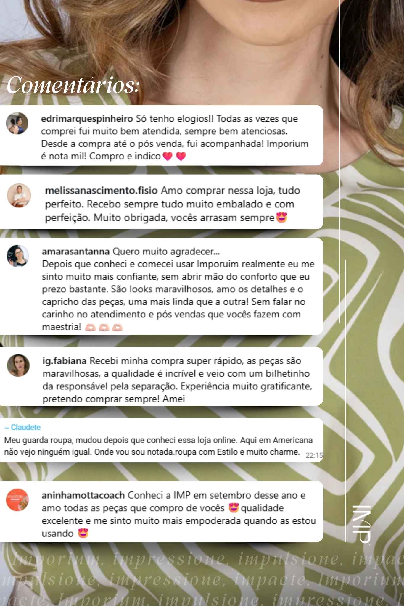 Blusa Manga Curta com Detalhe em Botão Crepe Classic Estampada Talia Verde