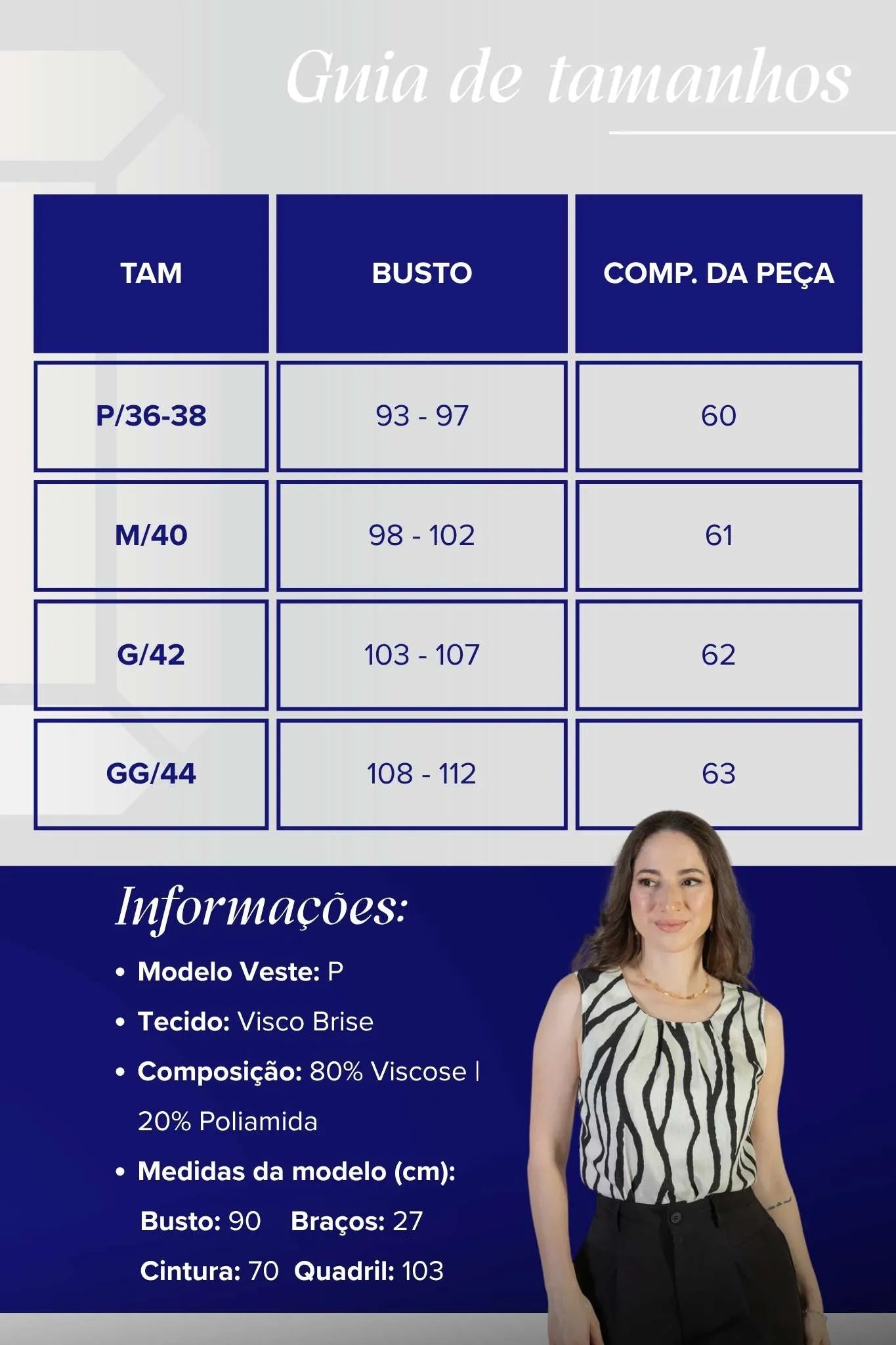 Regata Pregas Colo Visco Brise Valquíria Estampada Preta