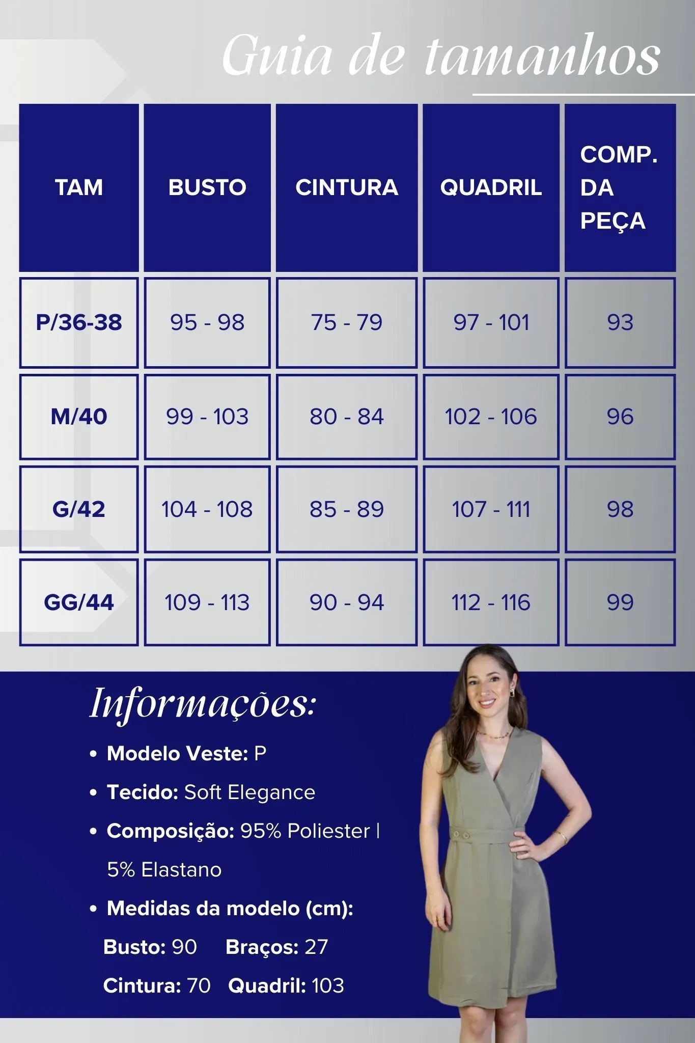 Vestido Decote "V" Regata Detalhe Cinto Soft Elegance Malu Verde