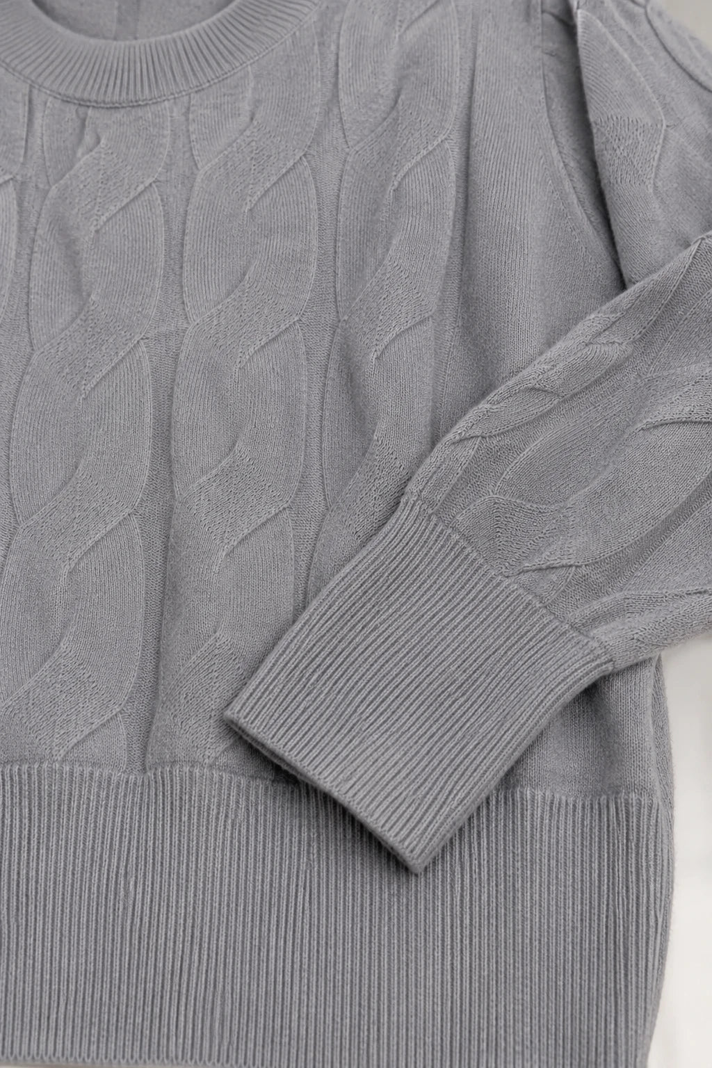Tricot Macio em Modal Annabelle Cinza