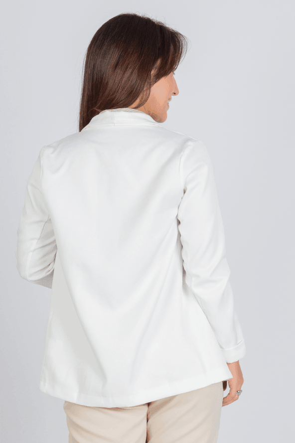Blazer Liso Detalhe Manga Larissa Branco - imporium