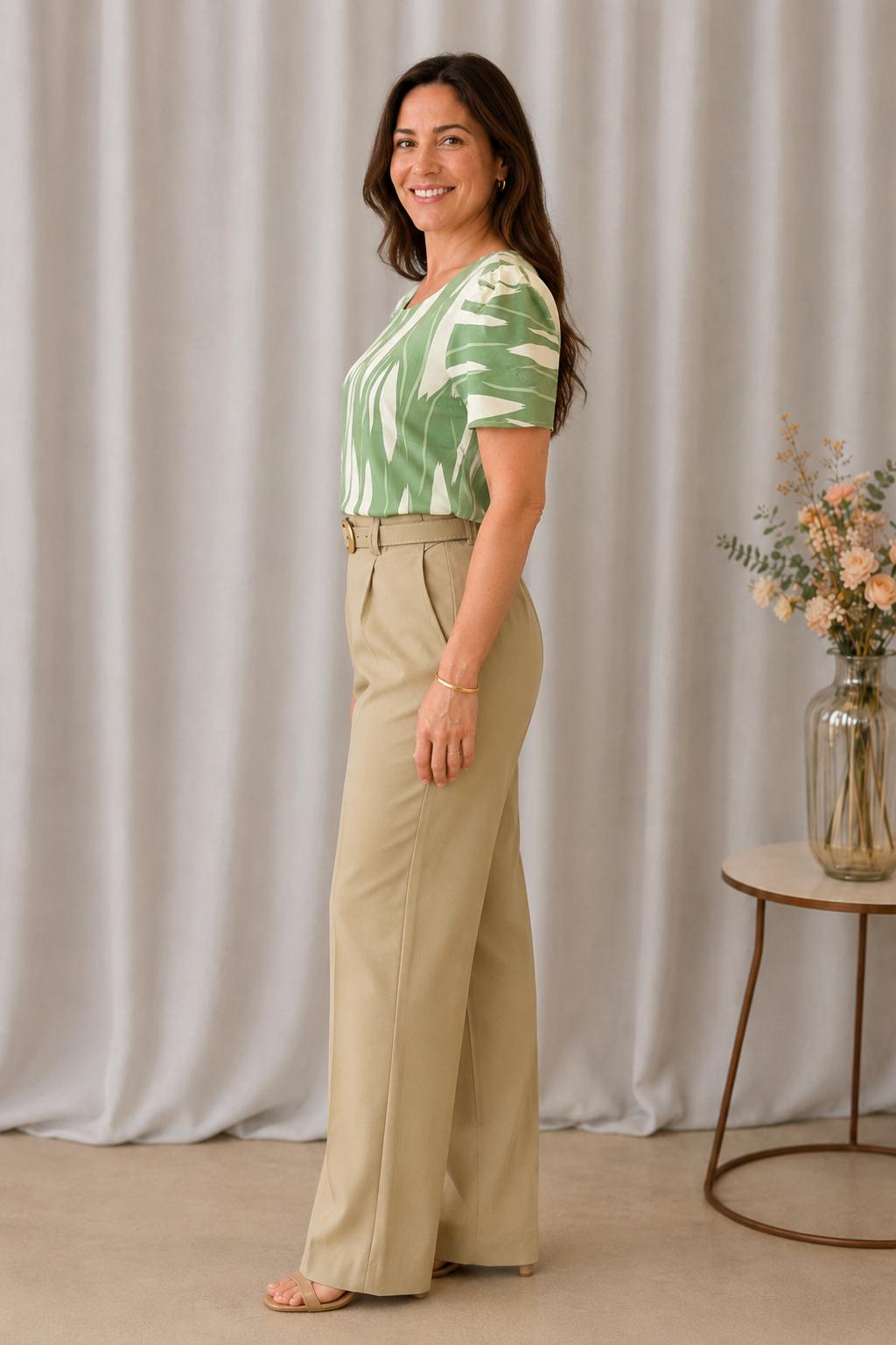 Blusa Crepe Classic que Não Amassa Ivana Verde - foto 3