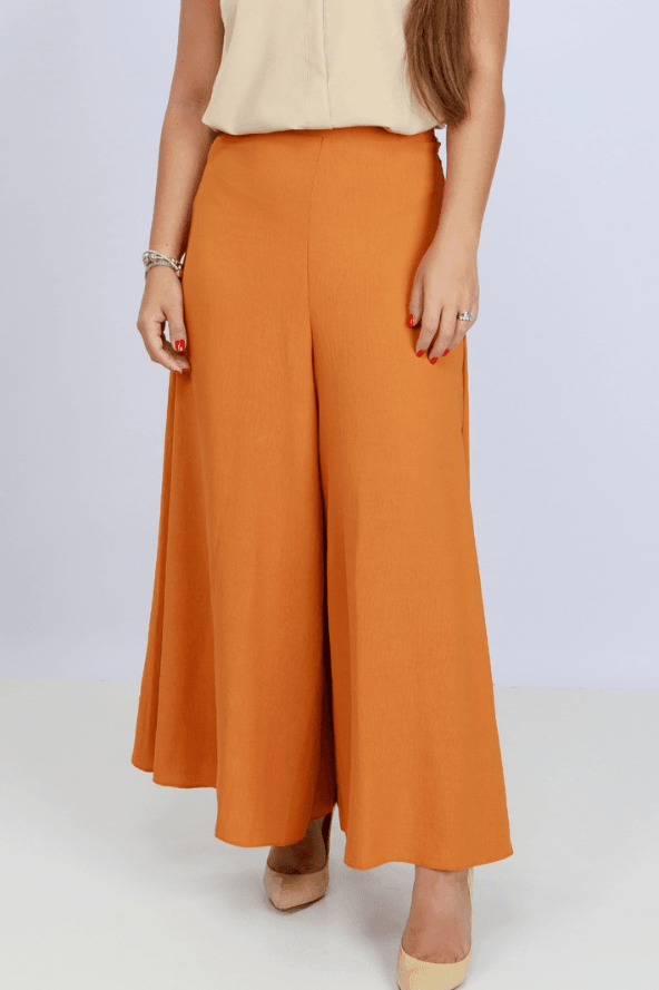 Calça Pantacourt Lisa Luna Caramelo - imporium
