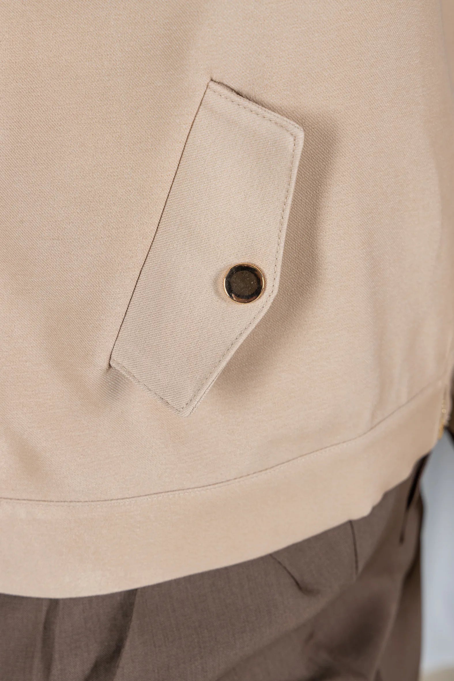 Jaqueta Alfaiataria Moderna Nina Creme