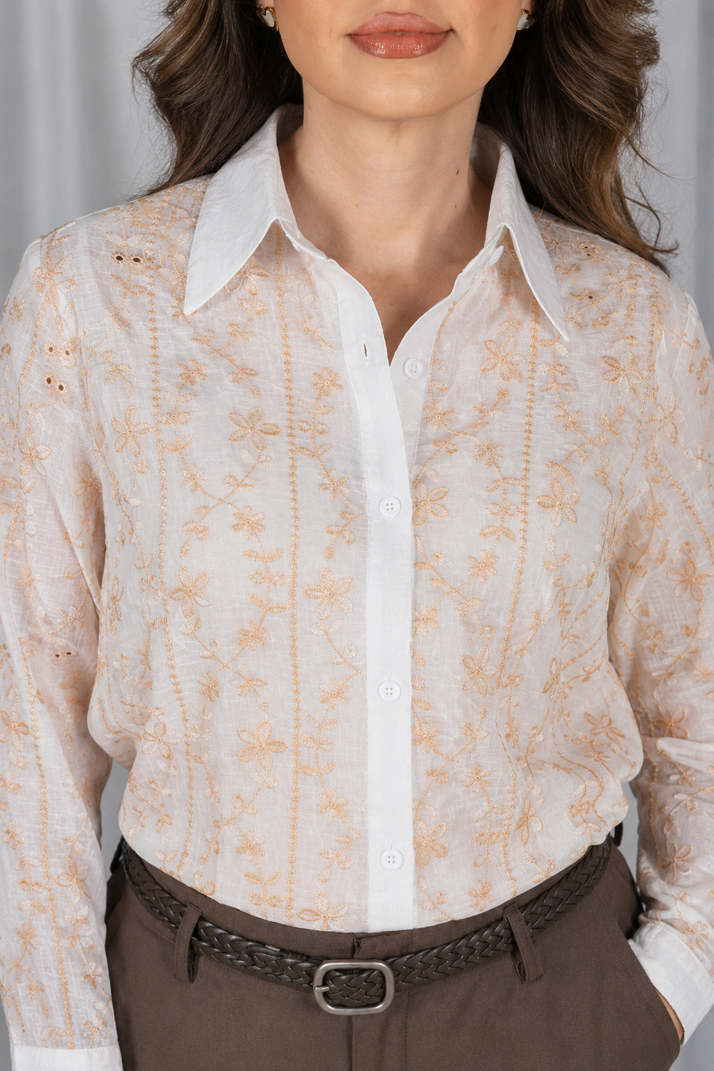 Camisa Laise Atemporal Maitê Branca