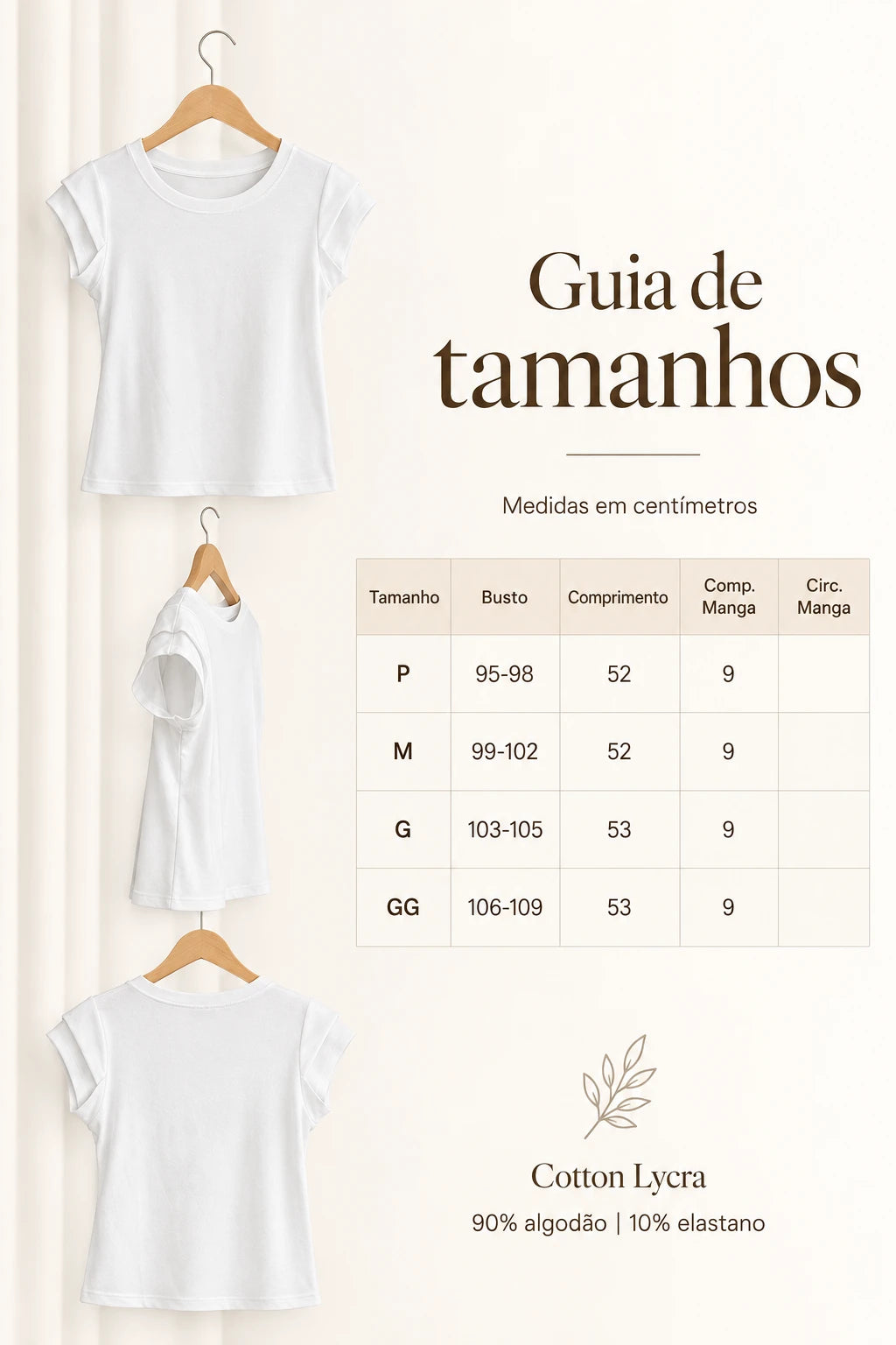 Blusa Confortável com Manga Muscle Ariela Branca - benefícios