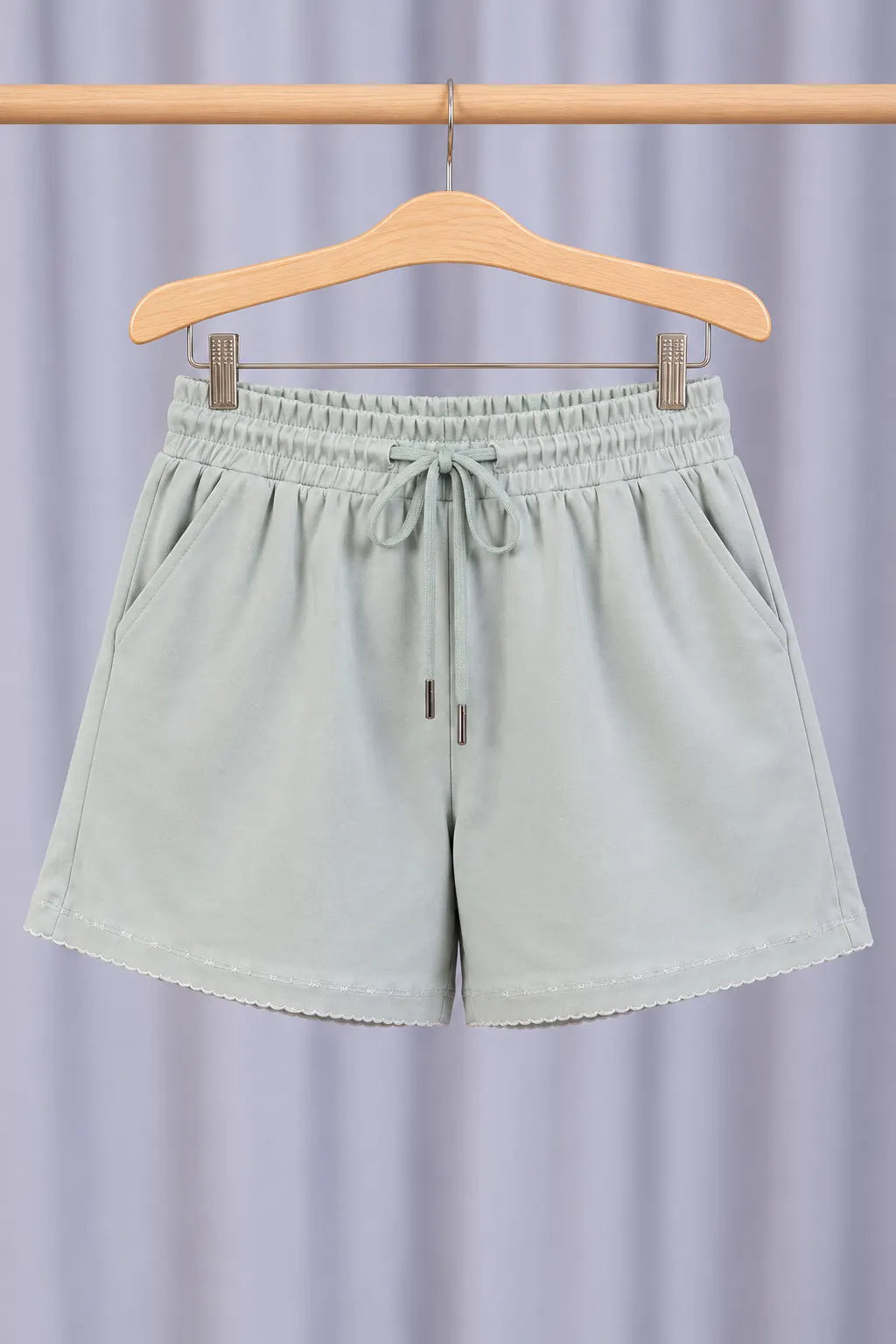 Shorts Confortável em Malha Knit Belinda Verde