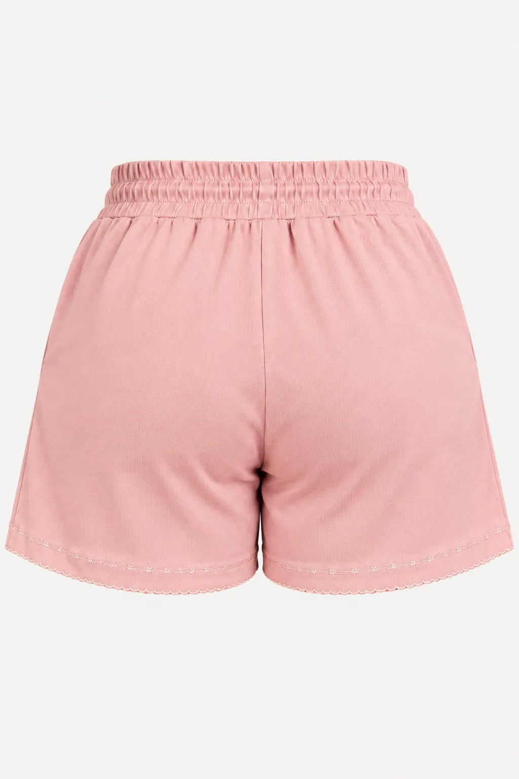 Shorts Confortável em Malha Knit Belinda Rosa